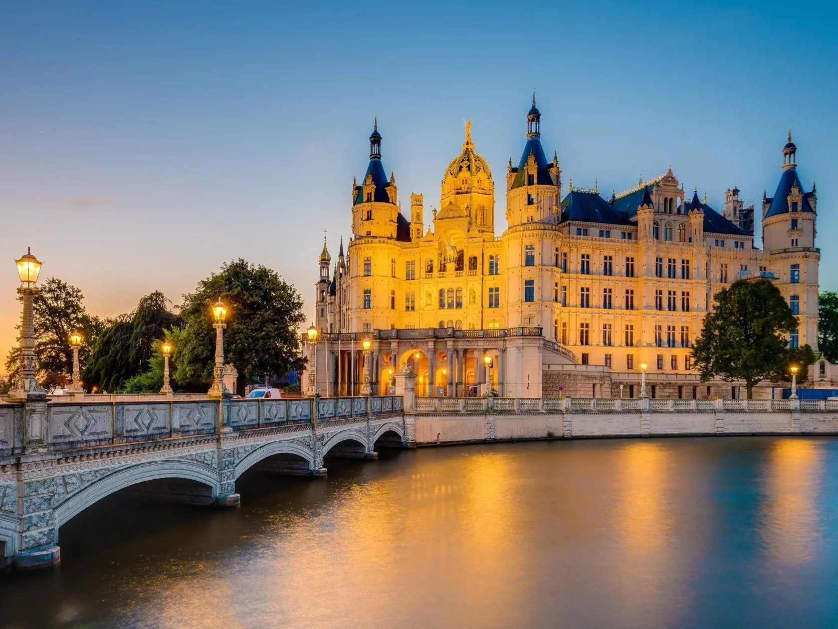 Zámok Schwerin.