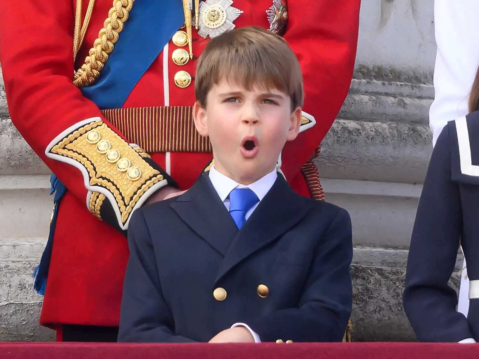 Princ Louis sa nevedel vynadívať.