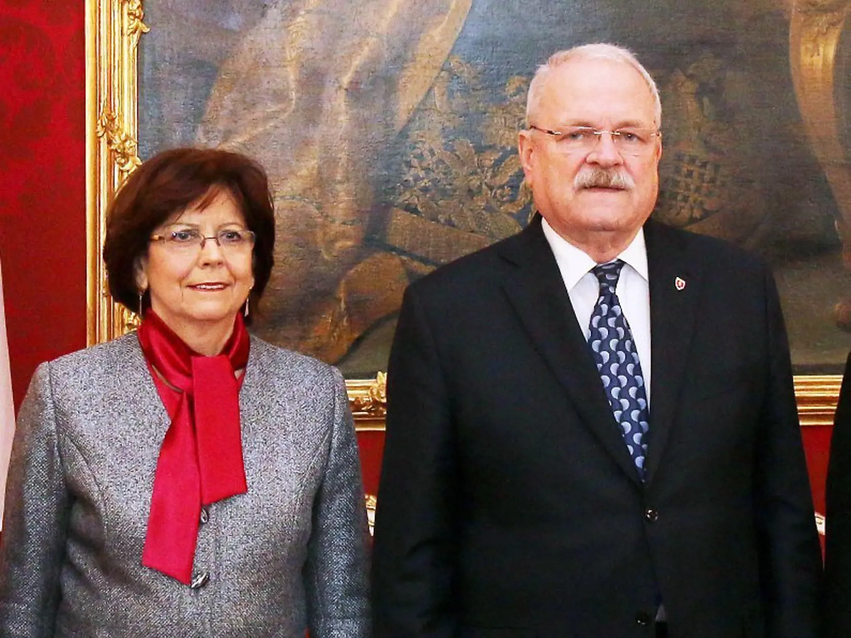 Prezidentský pár: Silvia a Ivan Gašparovičovci.
