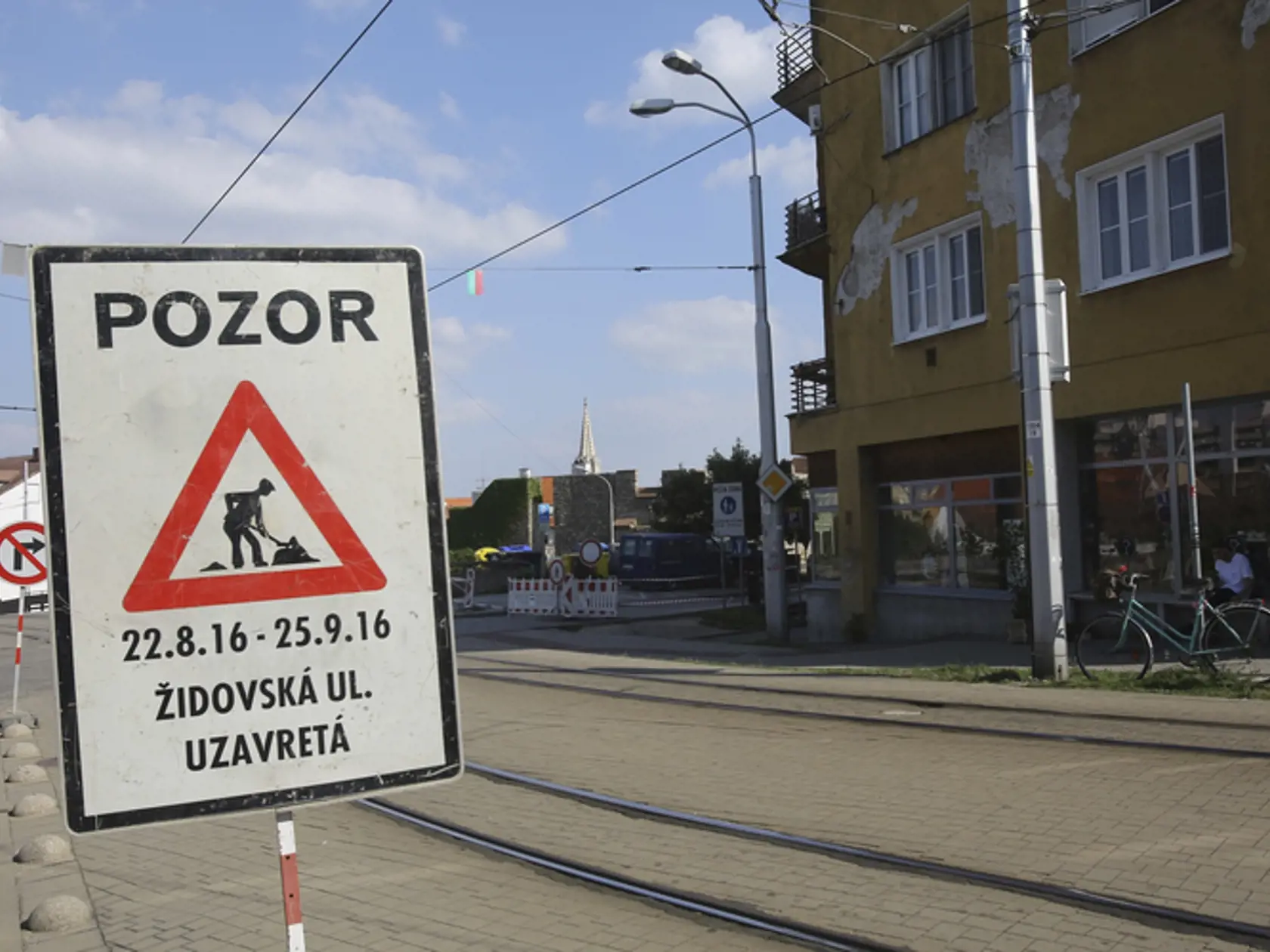 Oprava Židovskej ulice