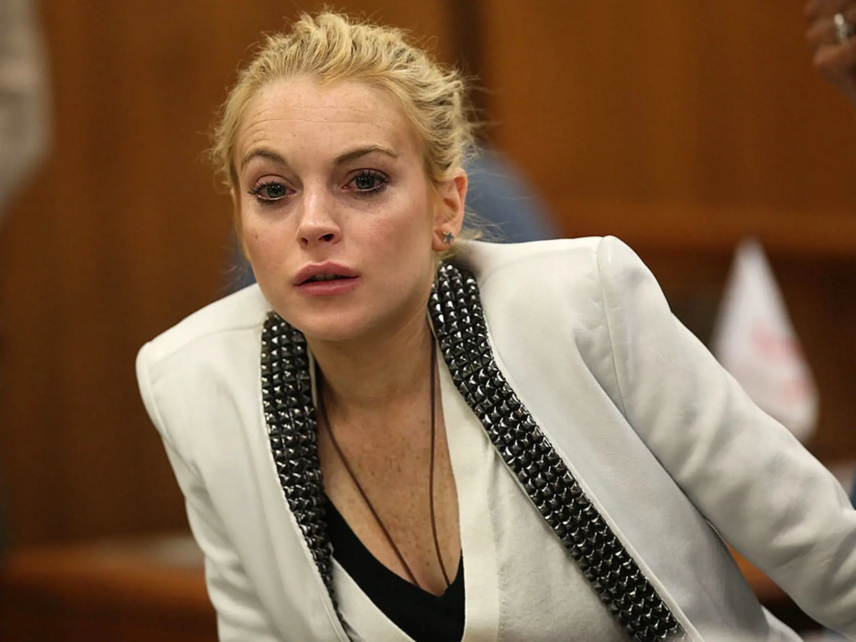Lindsay Lohan: Znivočená na súde.