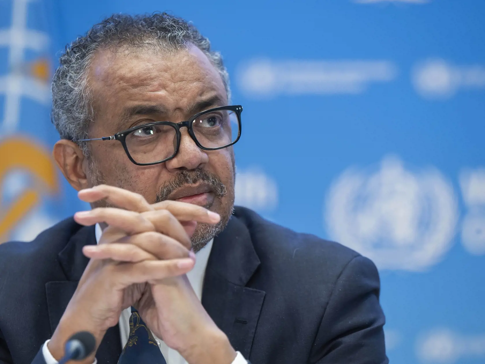 EBE 13 Ženeva - Šéf Svetovej zdravotníckej organizácie (WHO) Tedros Adhanom Ghebreyesus (na snímke) vyjadril v stredu 14. decembra 2022 v Ženeve nádej, že v roku 2023 by mohol byť odvolaný stav ohrozenia verejného zdravia medzinárodného významu (PHEIC), ktorý bol vyhlásený v januári 2020 v súvislosti s pandémiou nového koronavírusu.  FOTO TASR/AP


Tedros Adhanom Ghebreyesus, Director General of the World Health Organization (WHO), gestures as he speaks to journalists during a press conference o