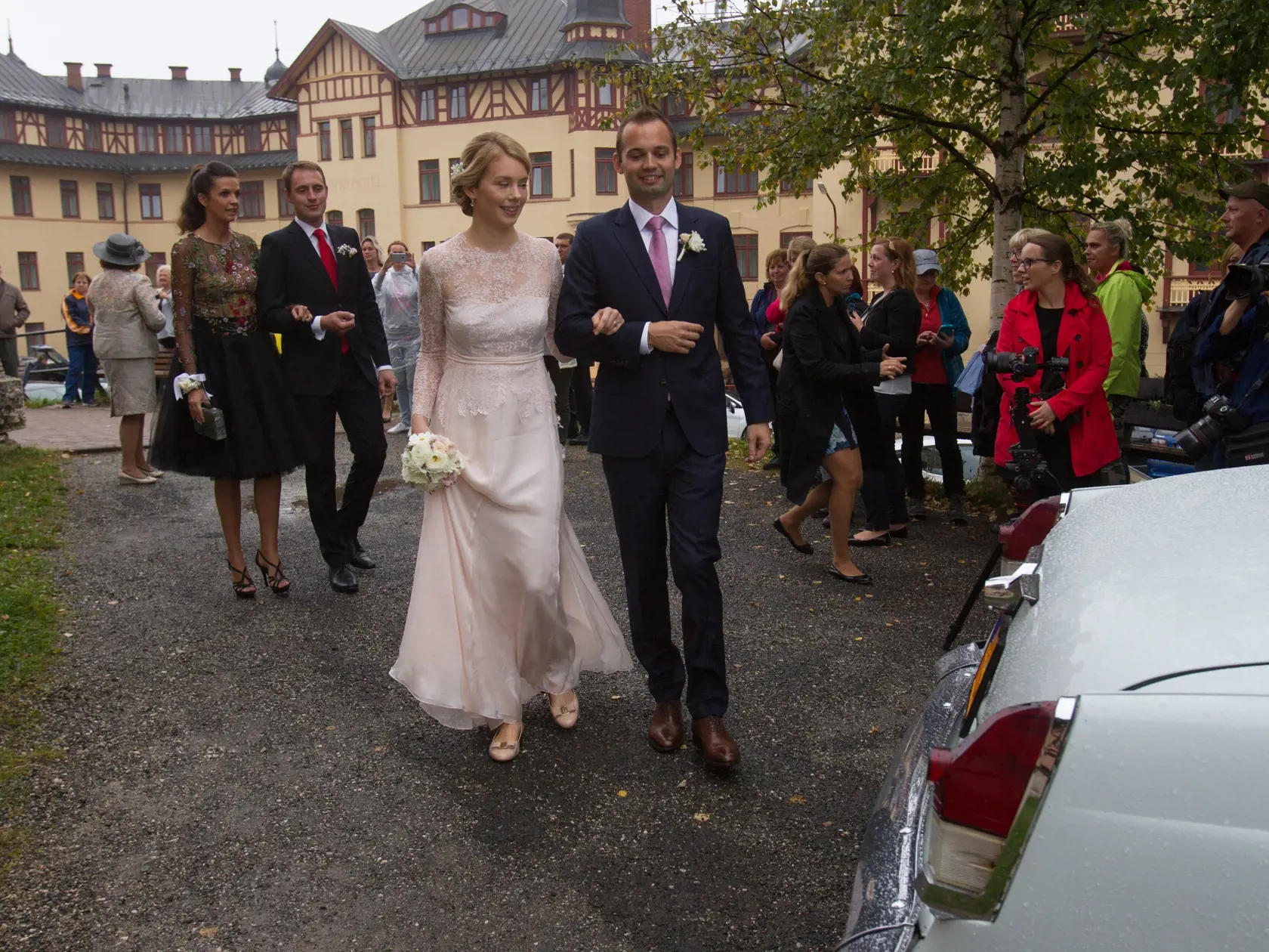 Svadba syna prezidenta Andrea Kisku vo Vysokých Tatrách.