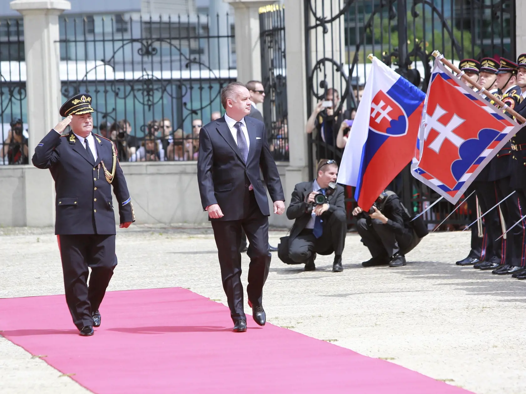 Prezident - inaugurácia (15.6.2014) - vojenská prehliadka - Kiska Andrej