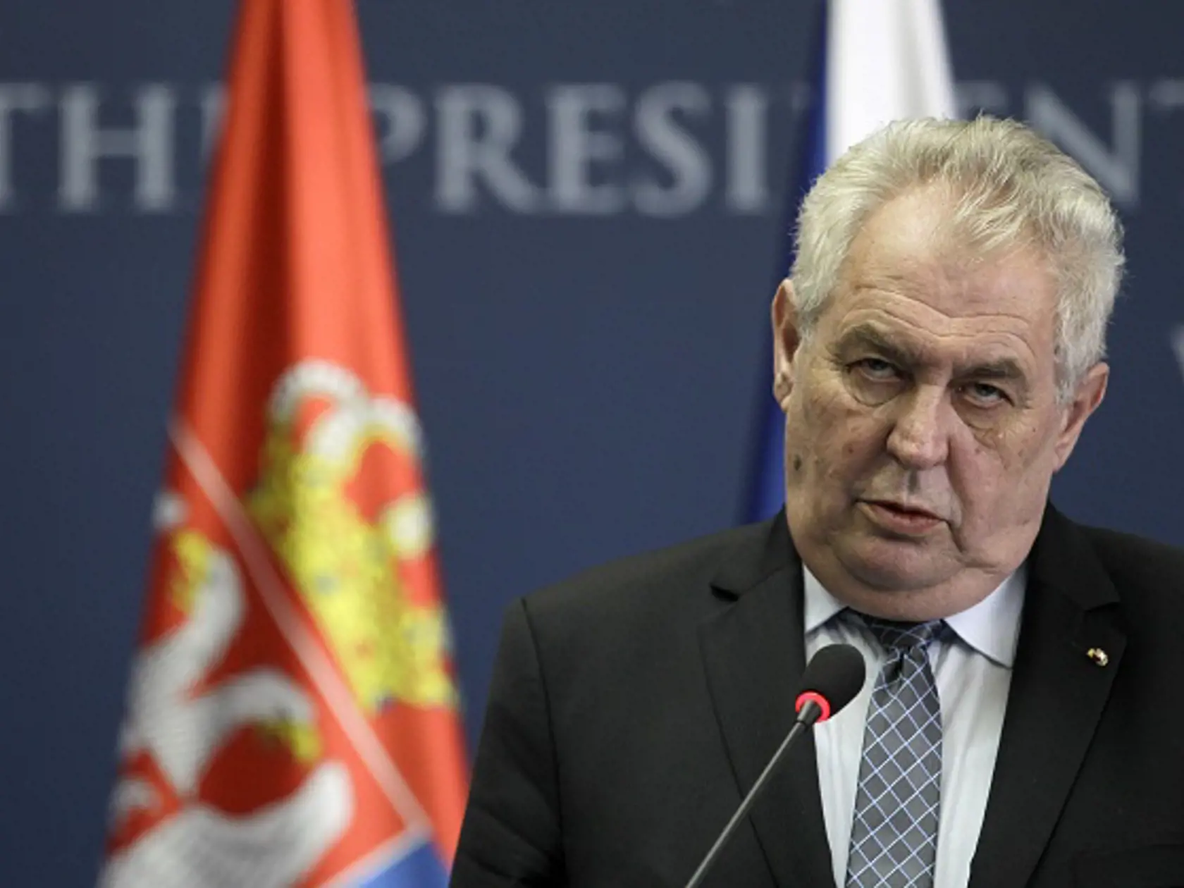 Český prezident Miloš Zeman