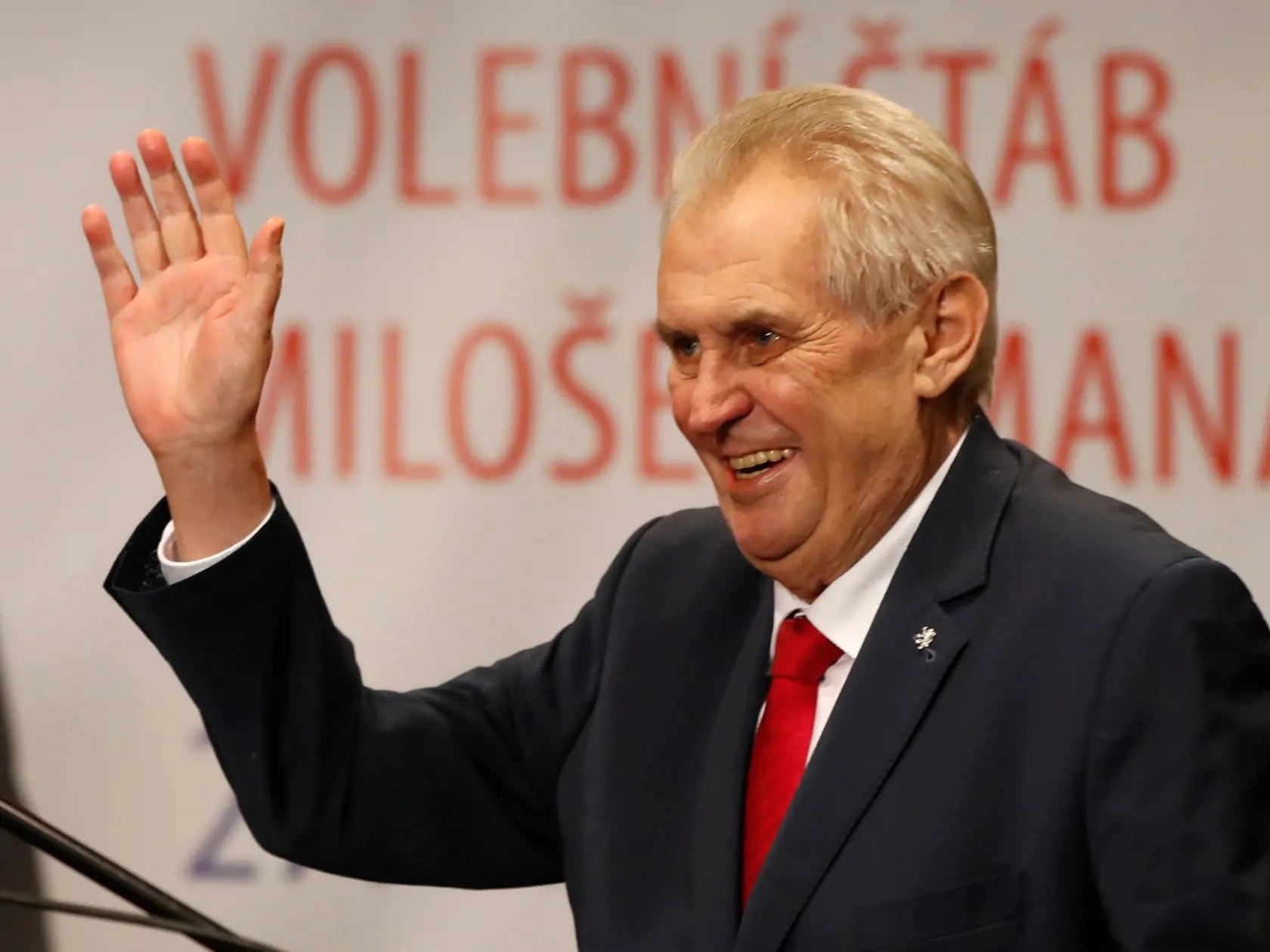 Český prezident Miloš Zeman