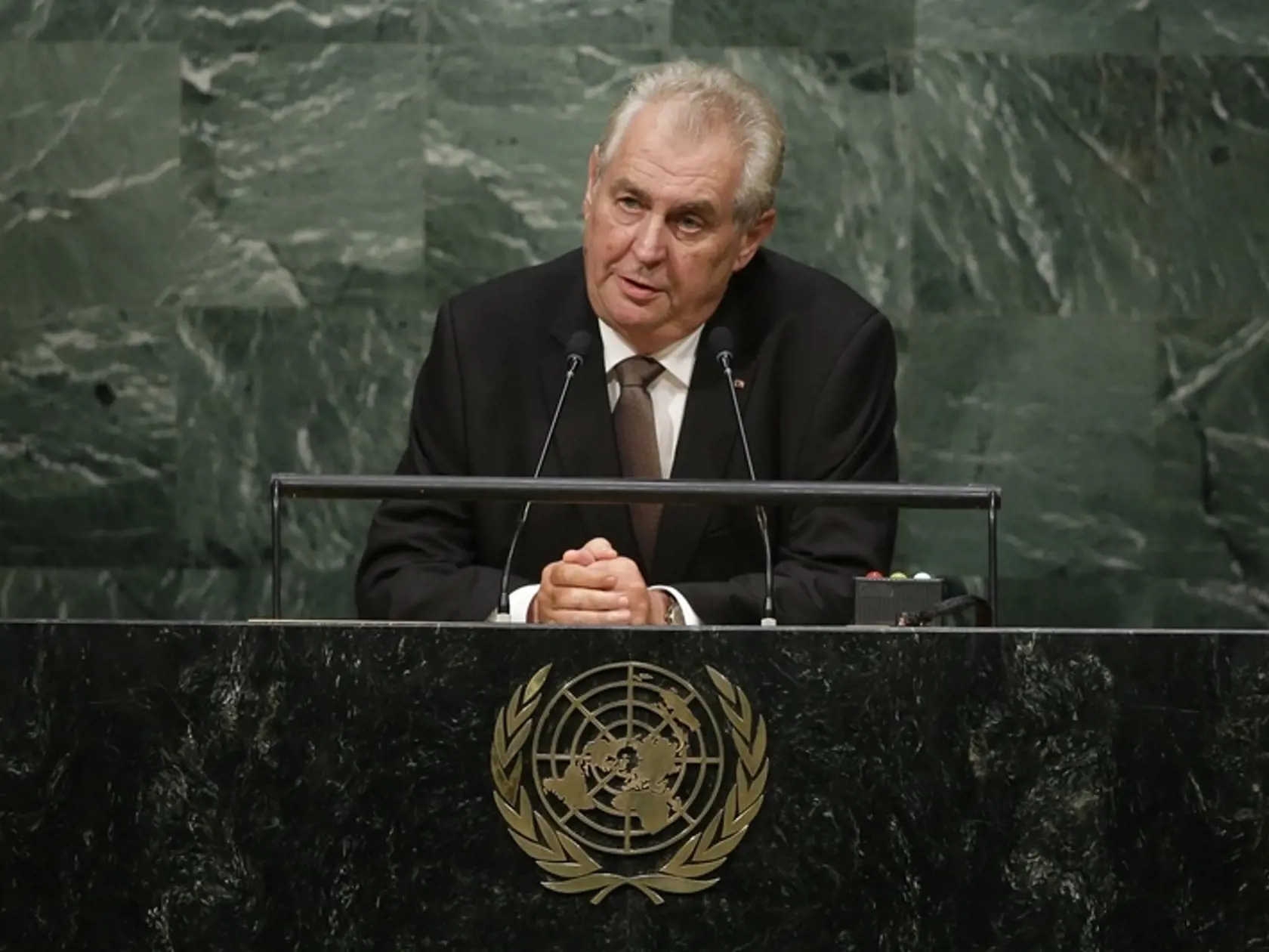 Miloš Zeman "zahviezdil" kontroverzným vyjadrením v OSN.