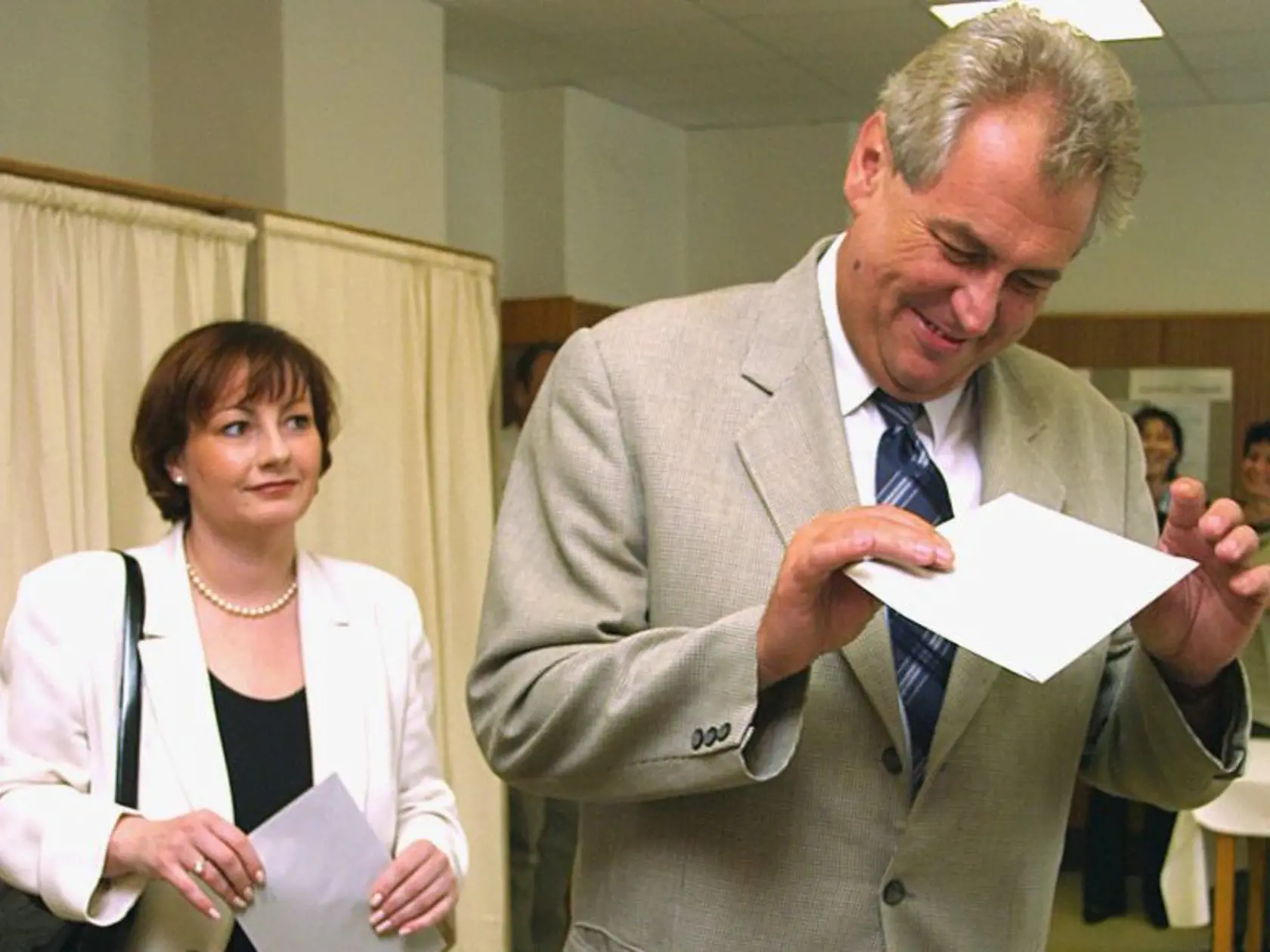 Český prezident Miloš Zeman v 90. tych rokoch