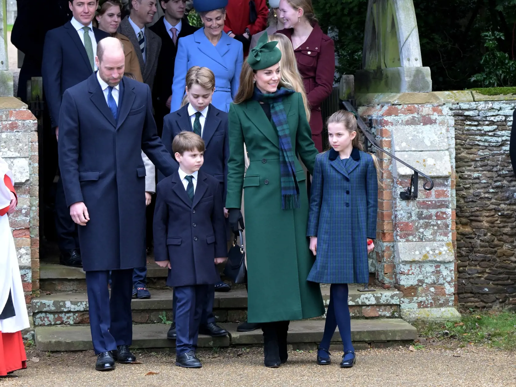Princ William, vojvodkyňa Kate a ich deti.