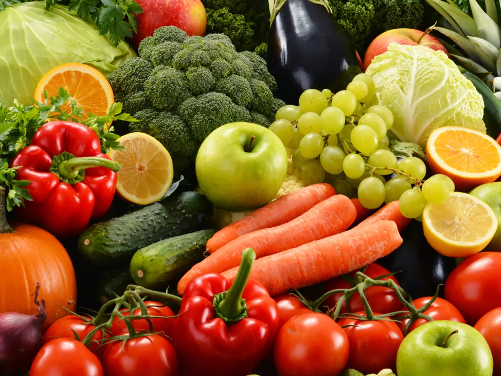 Composition,With,Assorted,Raw,Organic,Vegetables