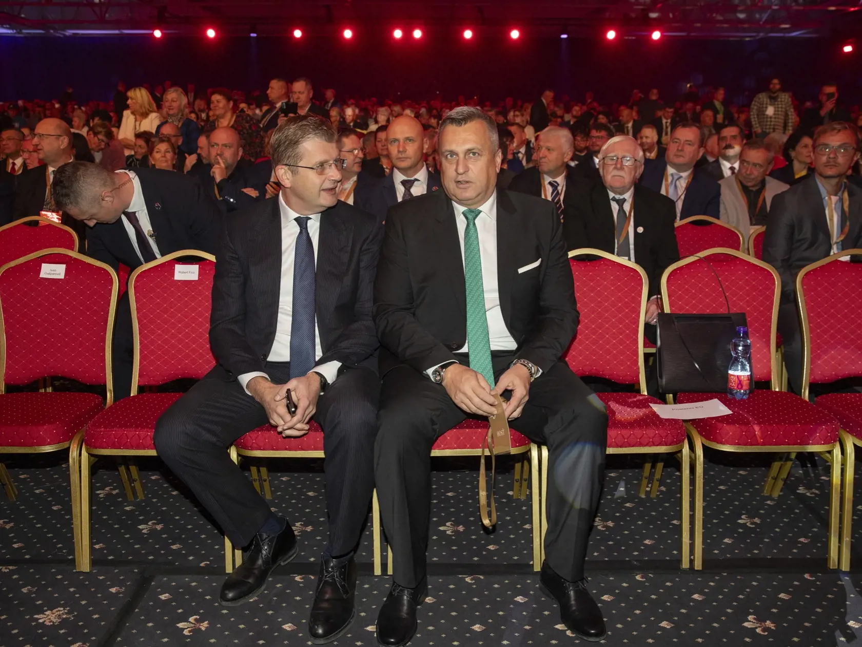 Podpredsedovia parlamentu Peter Žiga (Hlas) a Andrej Danko (SNS)