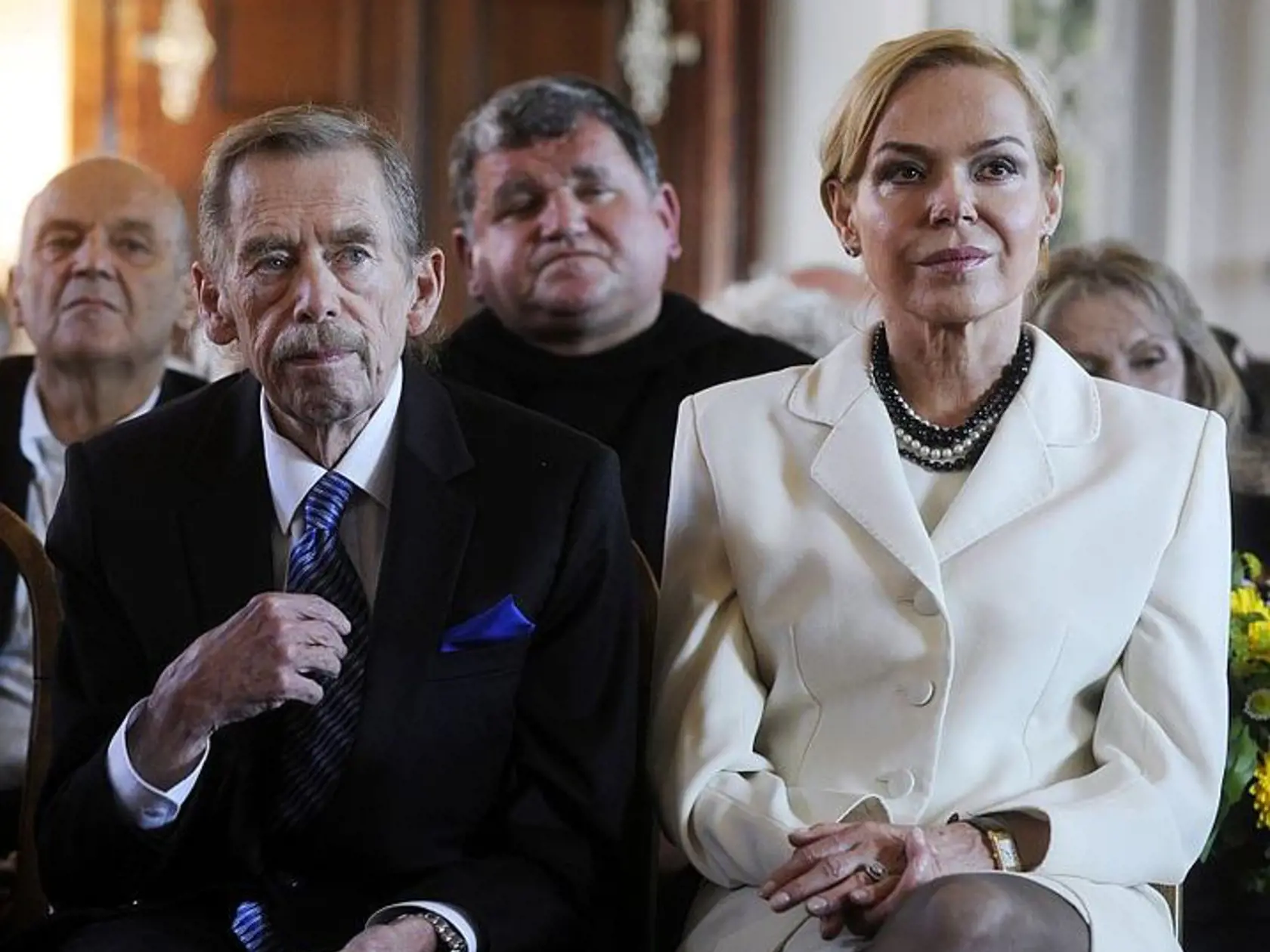 Václav Havel s manželkou Dagmar