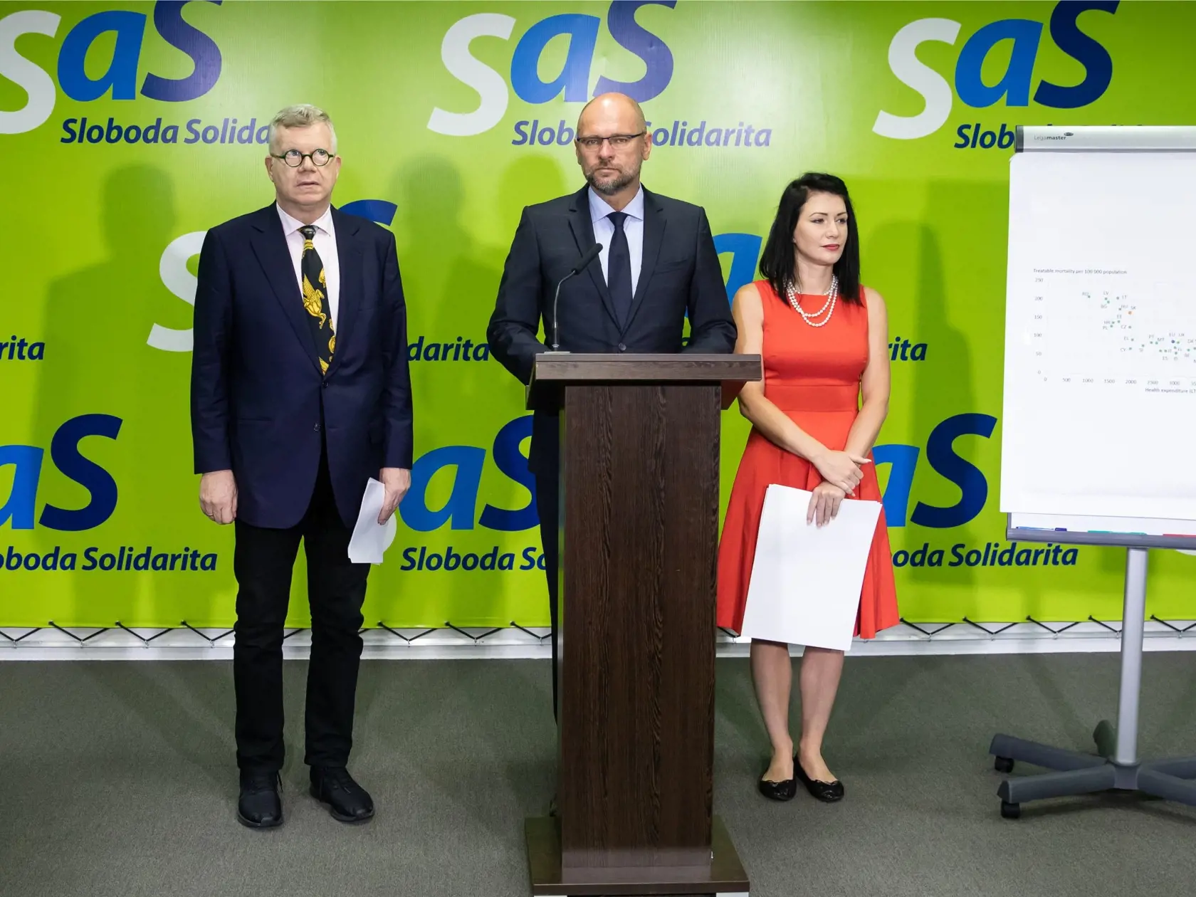Richard Sulík, Janka Cigániková a Martin Barto kritizujú pomery z slovenskom zdravotníctve.