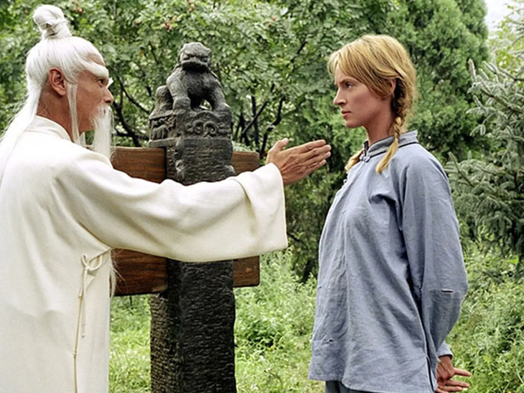 Unikátny úder využila v legendárnom filme herečka Uma Thurman.