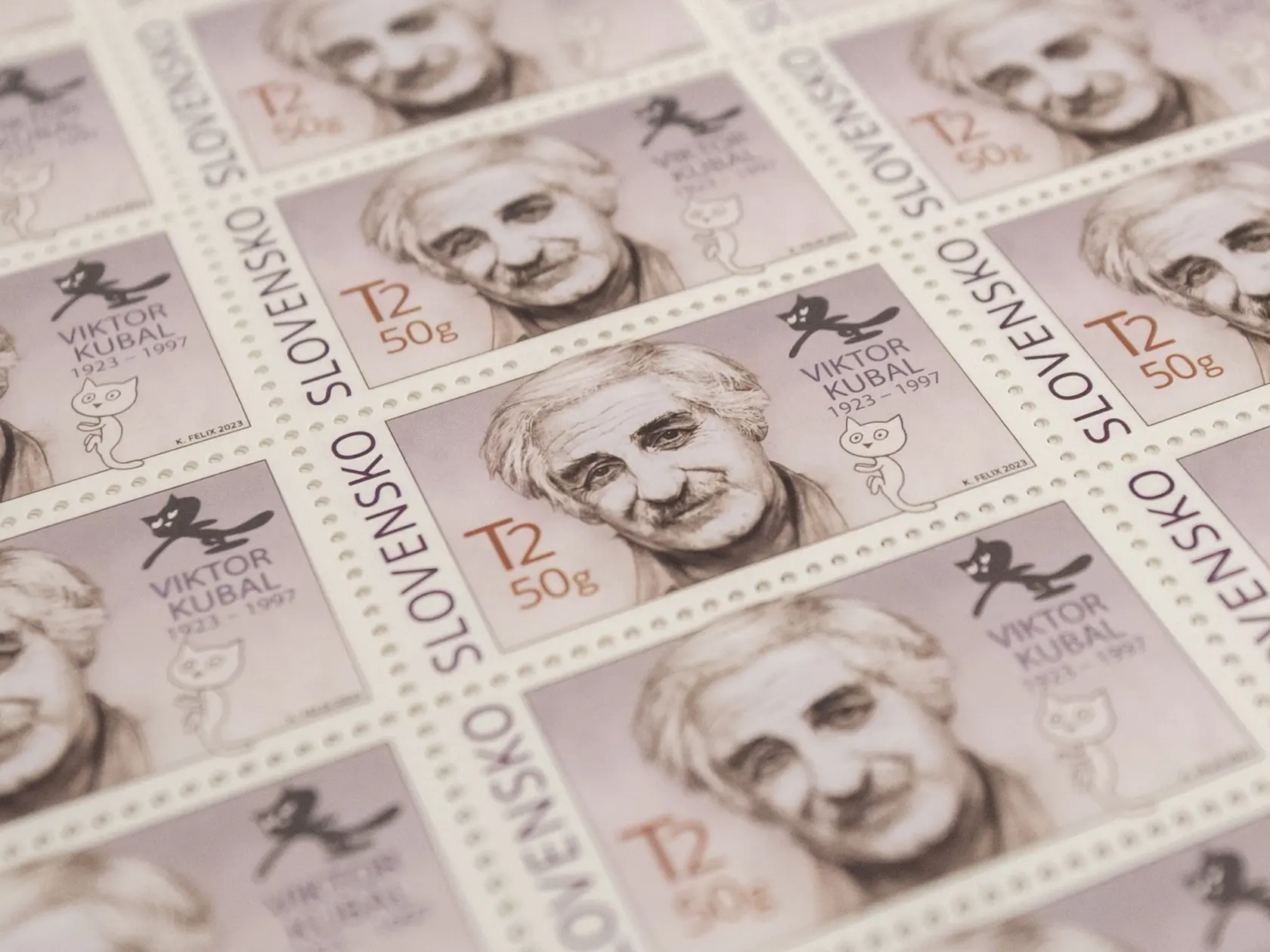 Vo Svätom Jure na mestskom úrade krstili poštovú známku s motívom slovenského výtvarníka Viktora Kubala.