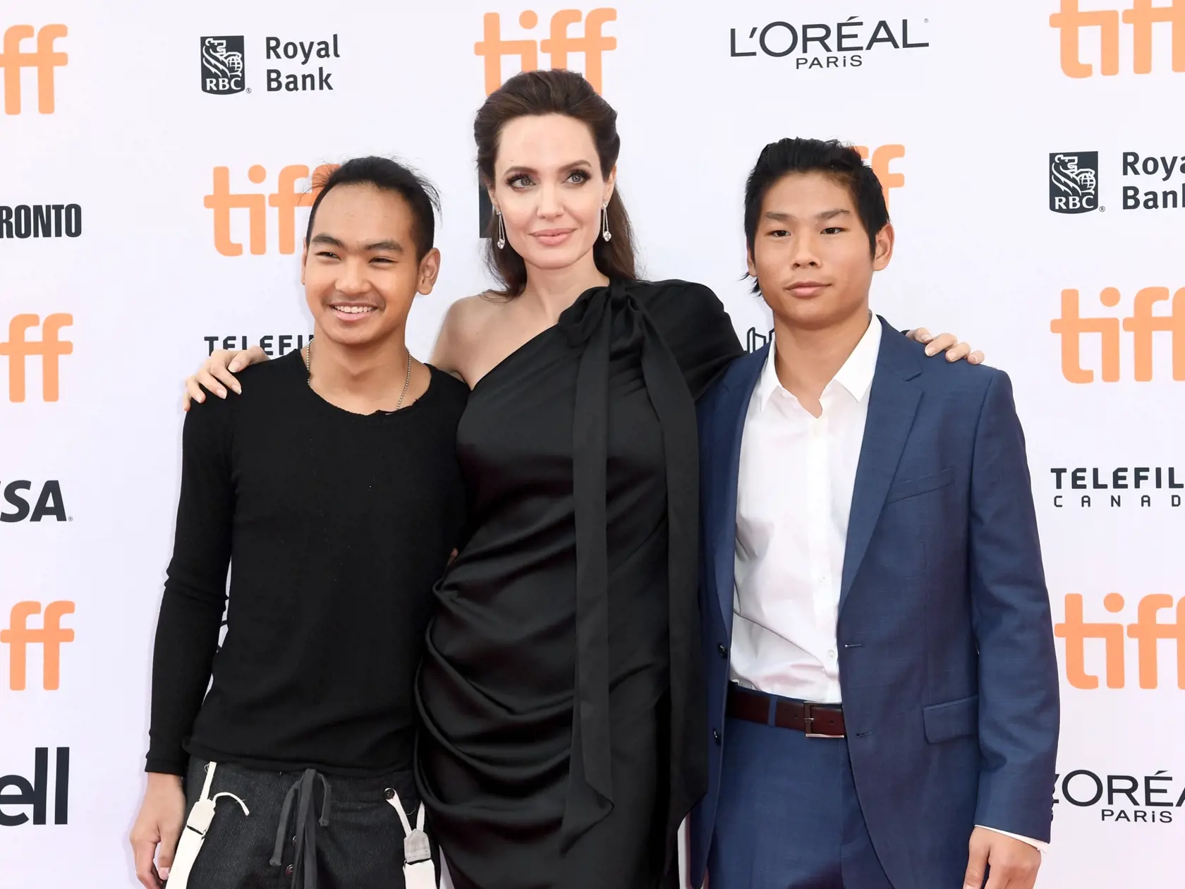 Maddox Jolie-Pitt, Angelina Jolie a Pax Jolie-Pitt kedysi