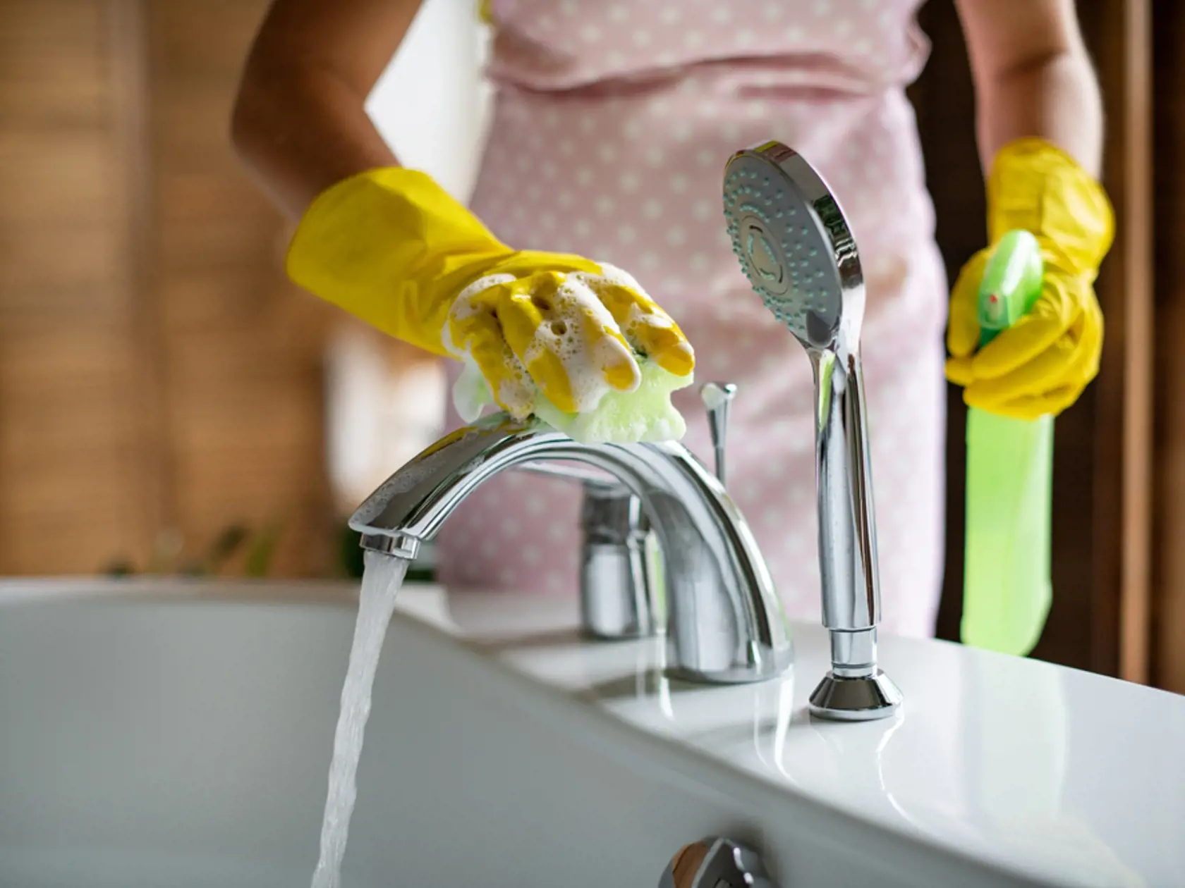 Professional,Cleaning,Of,The,Bathroom,And,Toilet.,Cleanliness,And,Hygiene