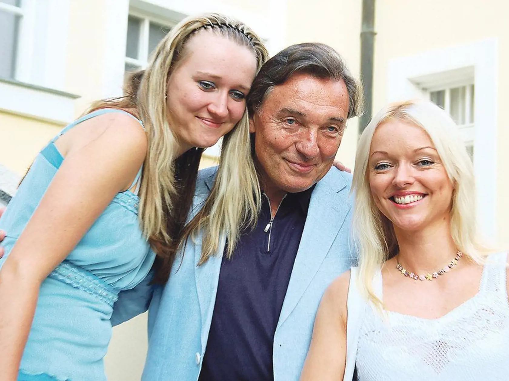 Karel Gott a jeho dcéry.