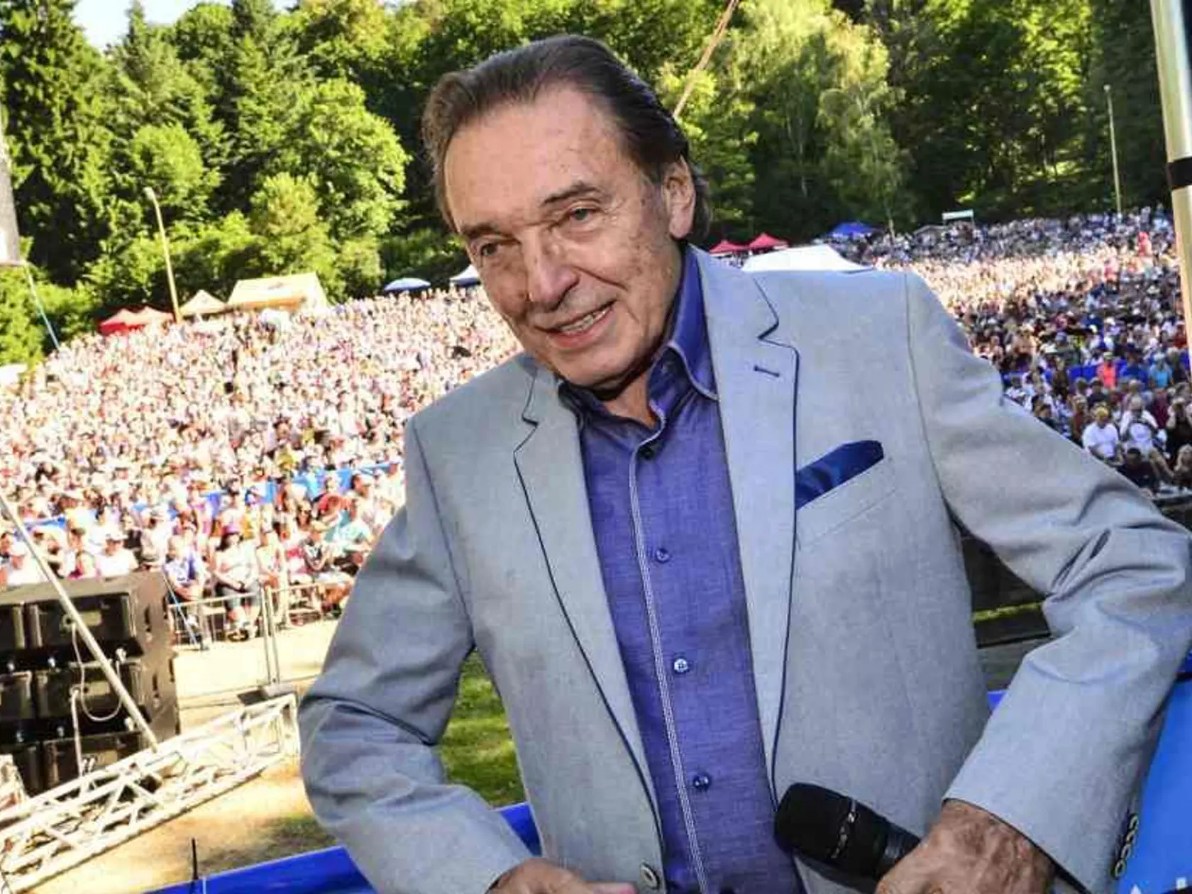Karel Gott vystúpil s veľkým úspechom na Konopišti.