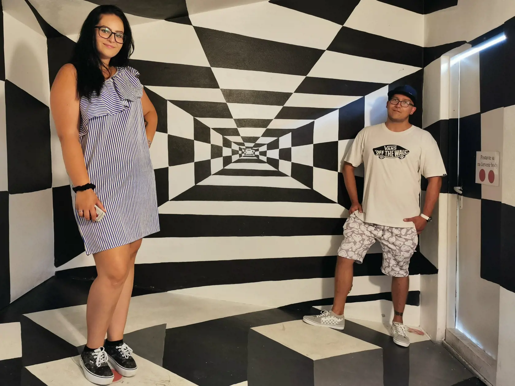 Kristína (22) a Pavol (30) prišli do Domu ilúzií v Bojniciach až z Michaloviec.