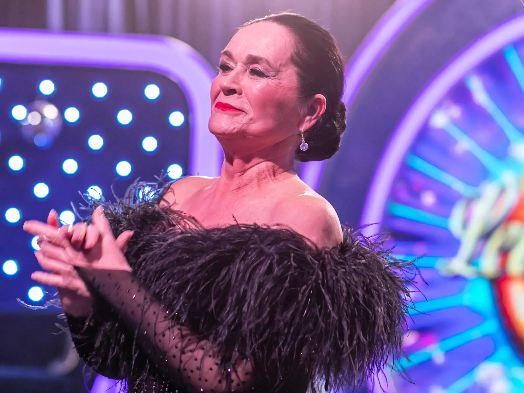 Prvé kolo Lets Dance 2024. Na snímke Hana Gregorová. 