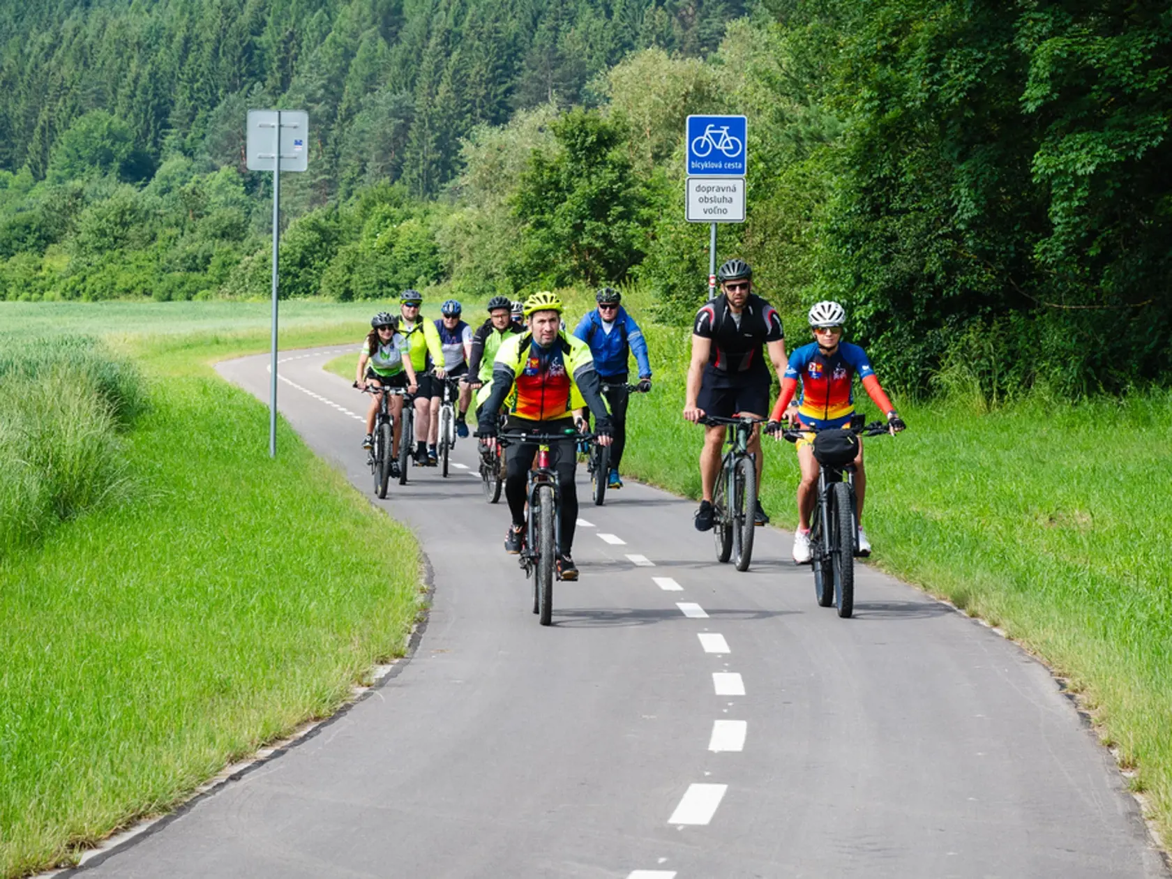 Novú cyklotrasu prišli vyskúšať na vlastnej koži prví cyklisti