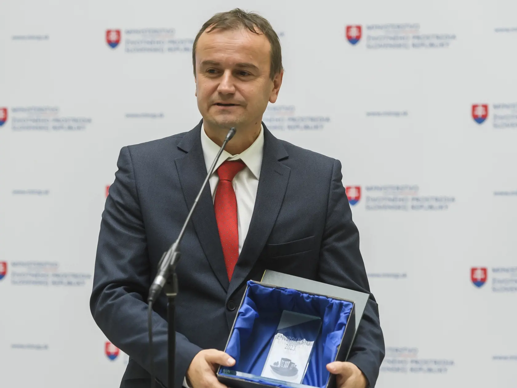 Na snímke primátor mesta Vrútky Branislav Zacharides.
