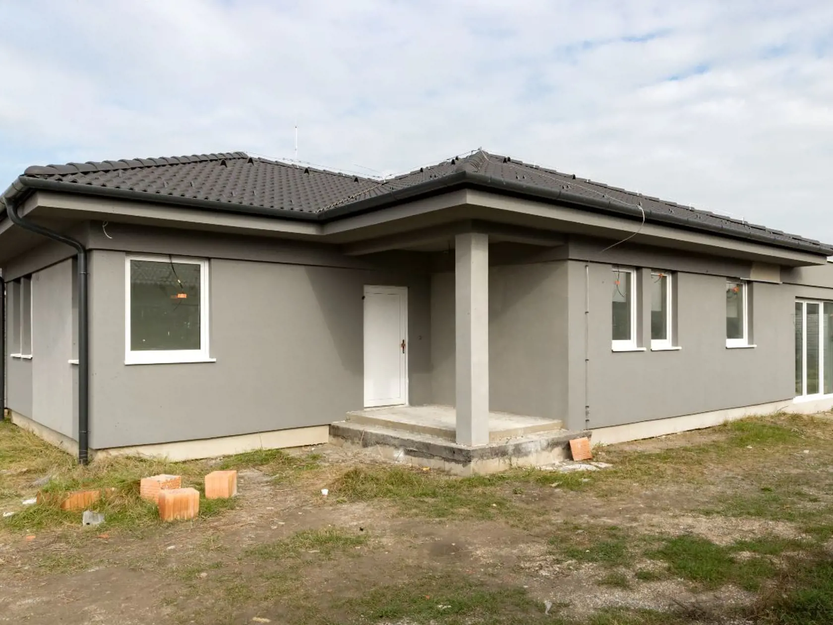 Dom, ktorý si Zuzana Plačková stavia pri Bratislave.