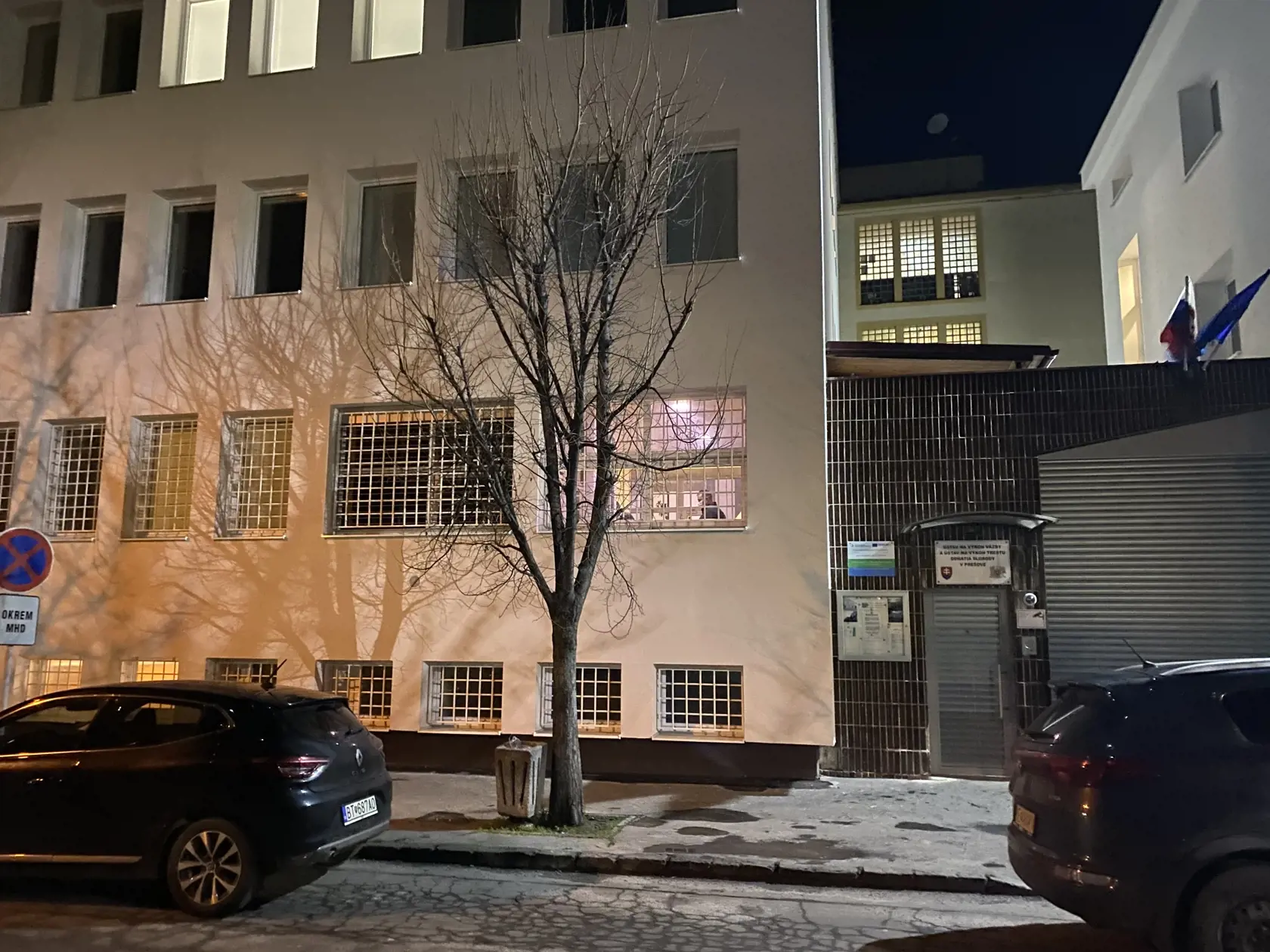 Hlavný vstup do prešovskej väznice