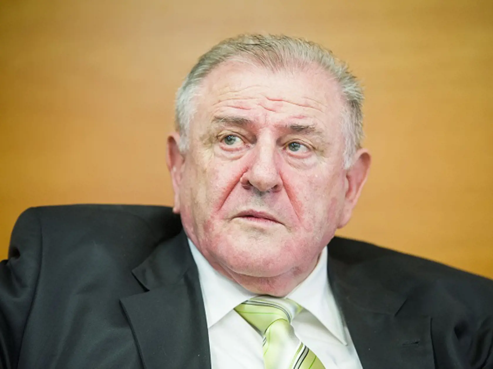 Na snímke expremiér SR Vladimír Mečiar počas konferencie Právny štát alebo právo na pravdu, v Bratislave 27. septembra 2017. FOTO TASR - Jakub Kotian 