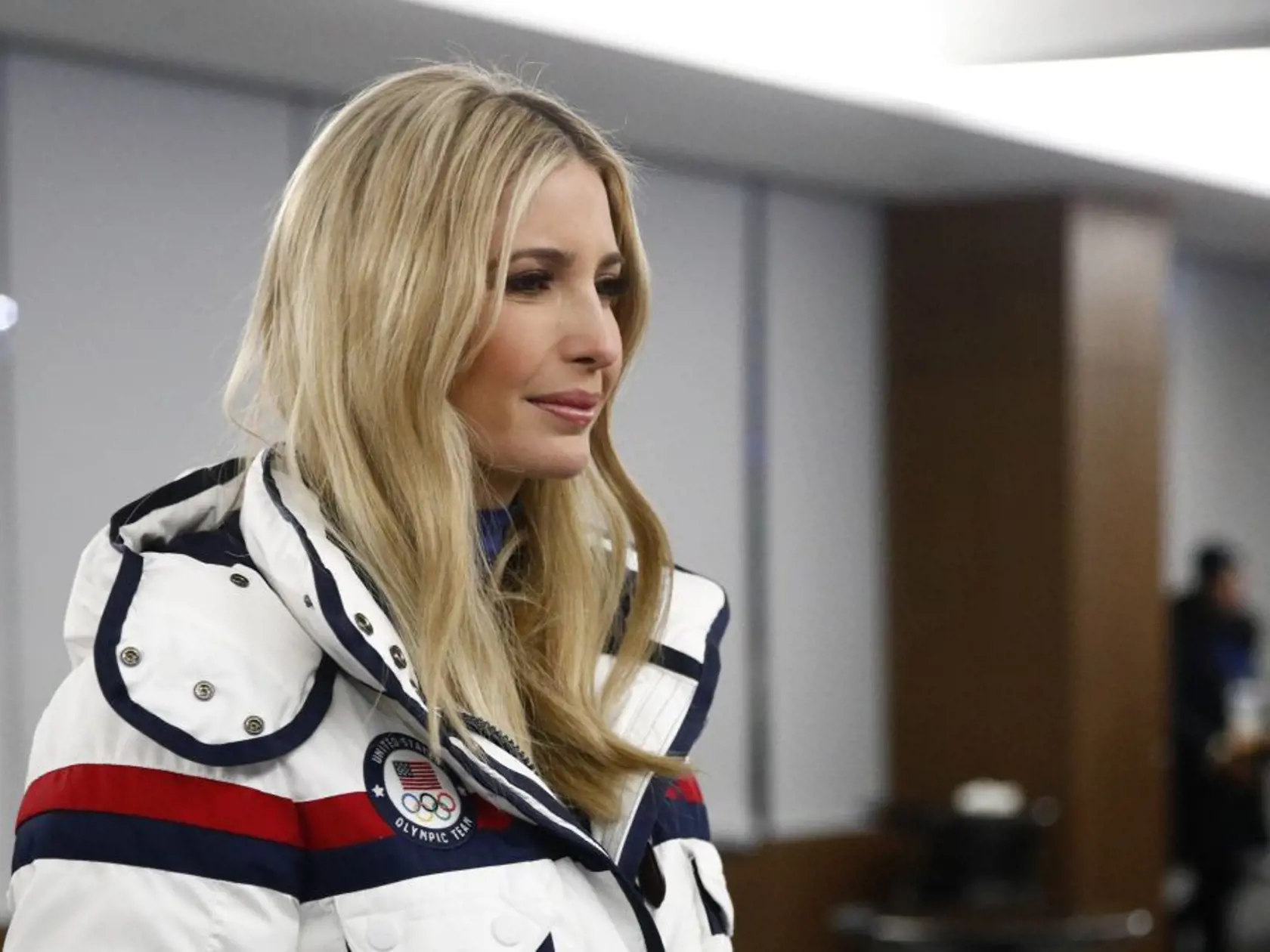 PYEONGCHANG-GUN, SOUTH KOREA - FEBRUARY 25:  Ivanka Trump departs following the closing ceremony of the 2018 Winter Olympics at PyeongChang Olympic Stadium on February 25, 2018 in Pyeongchang-gun, South Korea.  (Photo by Patrick Semansky - Pool /Getty Images)