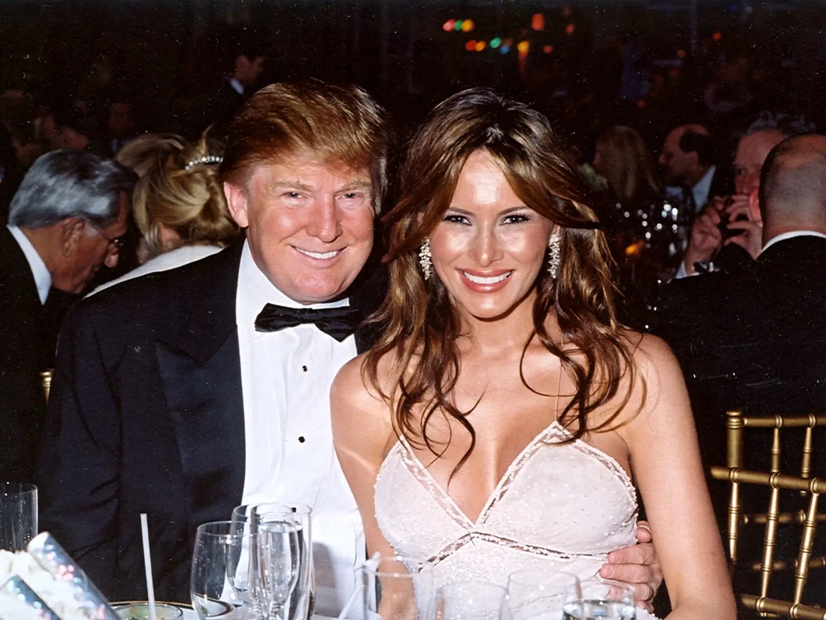 Bývalá slovinská modelka a súčasná prvá dáma USA Melania Trump pred zhruba 20 rokmi, keď ešte vystupovala pod menom Melania Knauss.