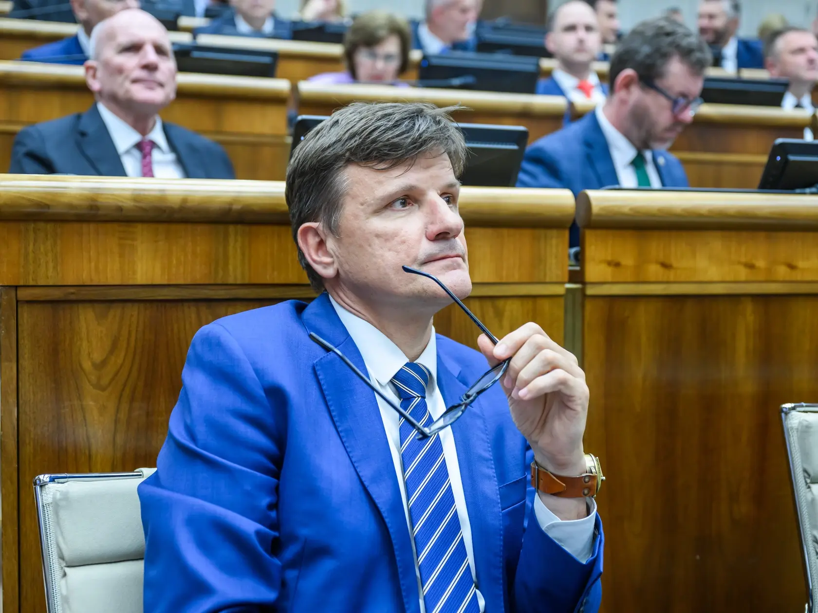 Poslanec NR SR Alojz Hlina (SaS) skritizoval výcvik prezidenta Petra Pellegriniho.