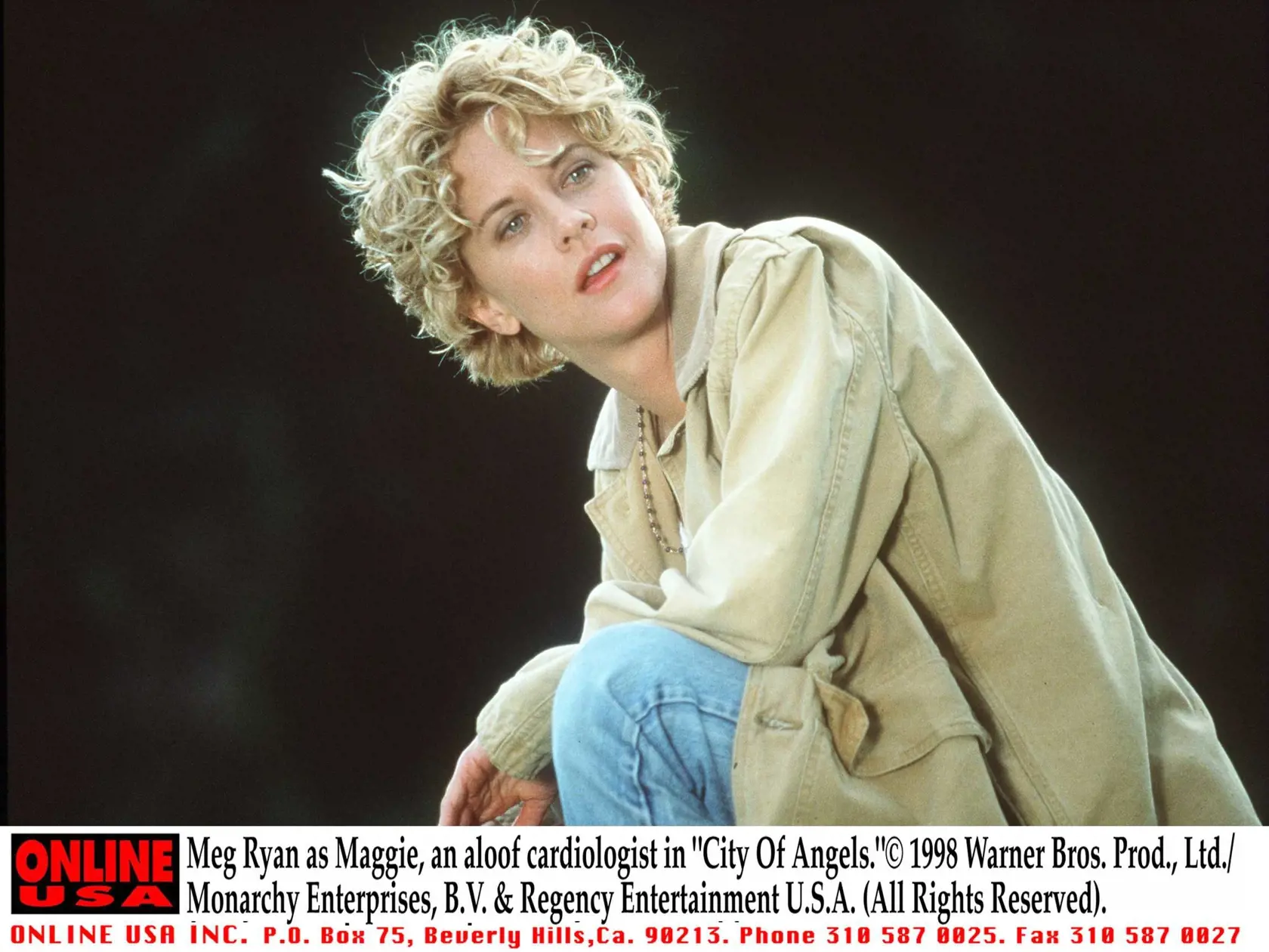 Meg Ryan ako Maggie vo filme Mesto anjelov