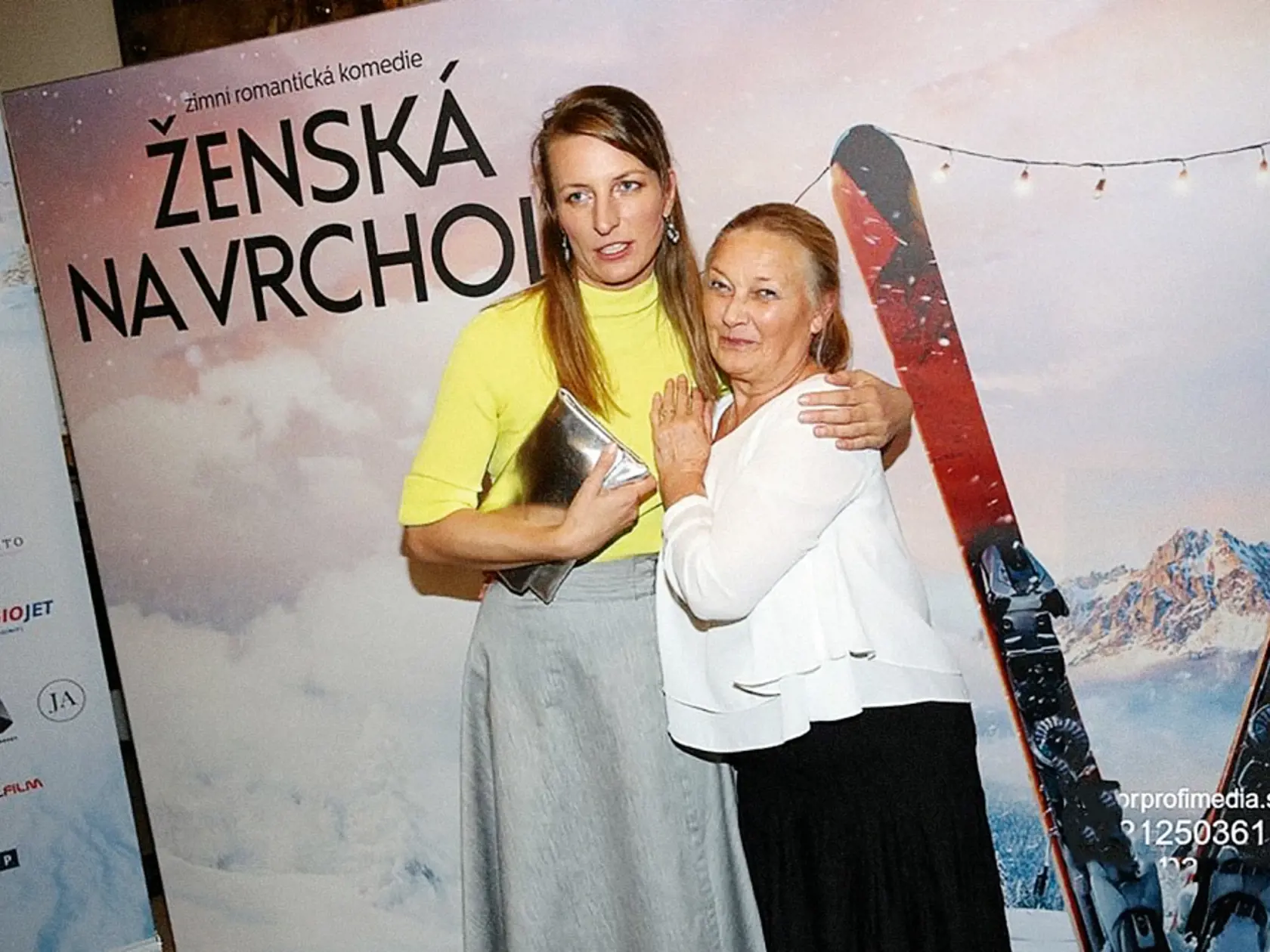 Anna Polívková si so svojou filmovou mamou výborne porozumela.
