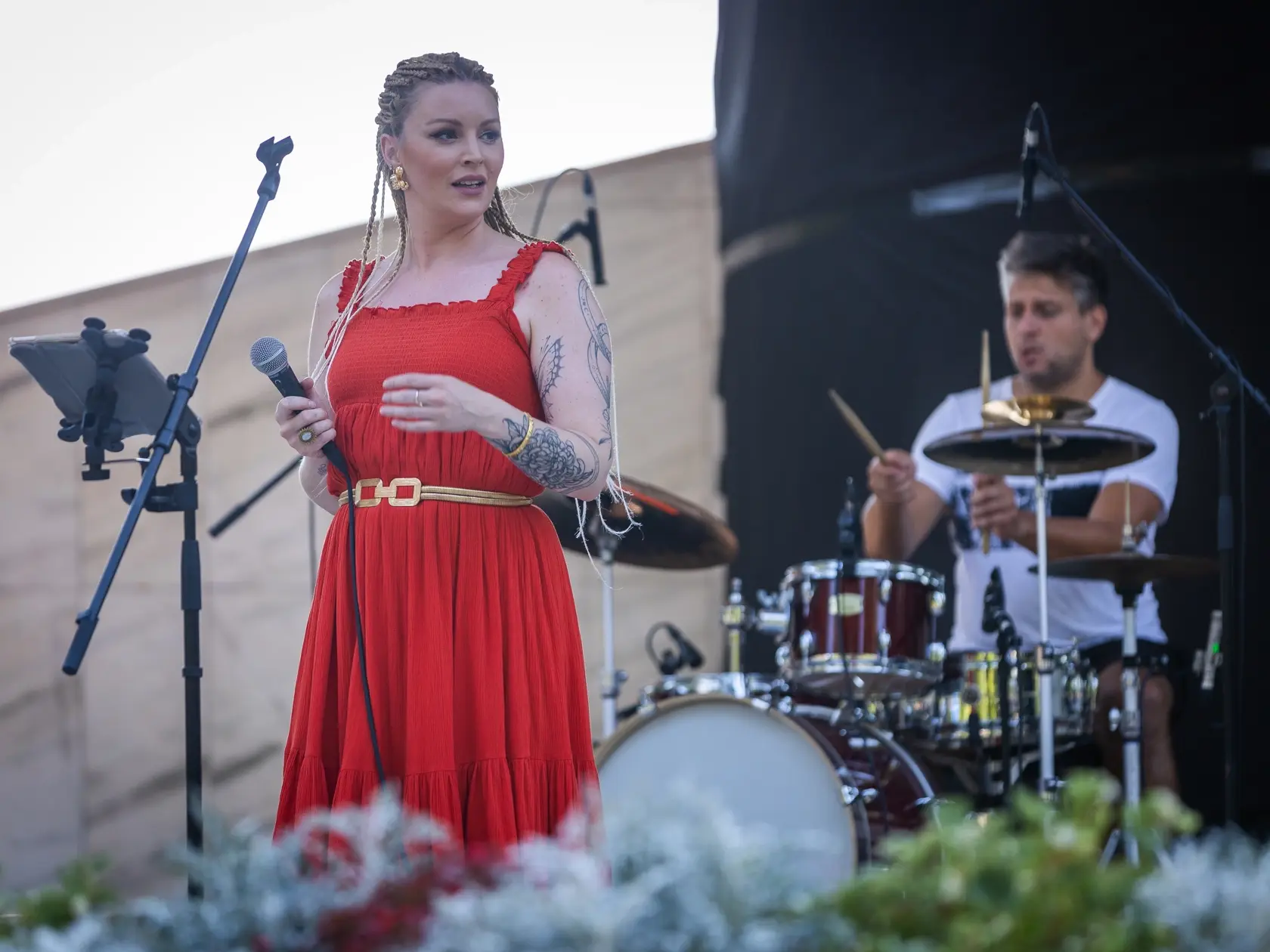 Divadelno-hudobný festival Piešťanské zábaly. Na snímke Barbora Švidraňová. 