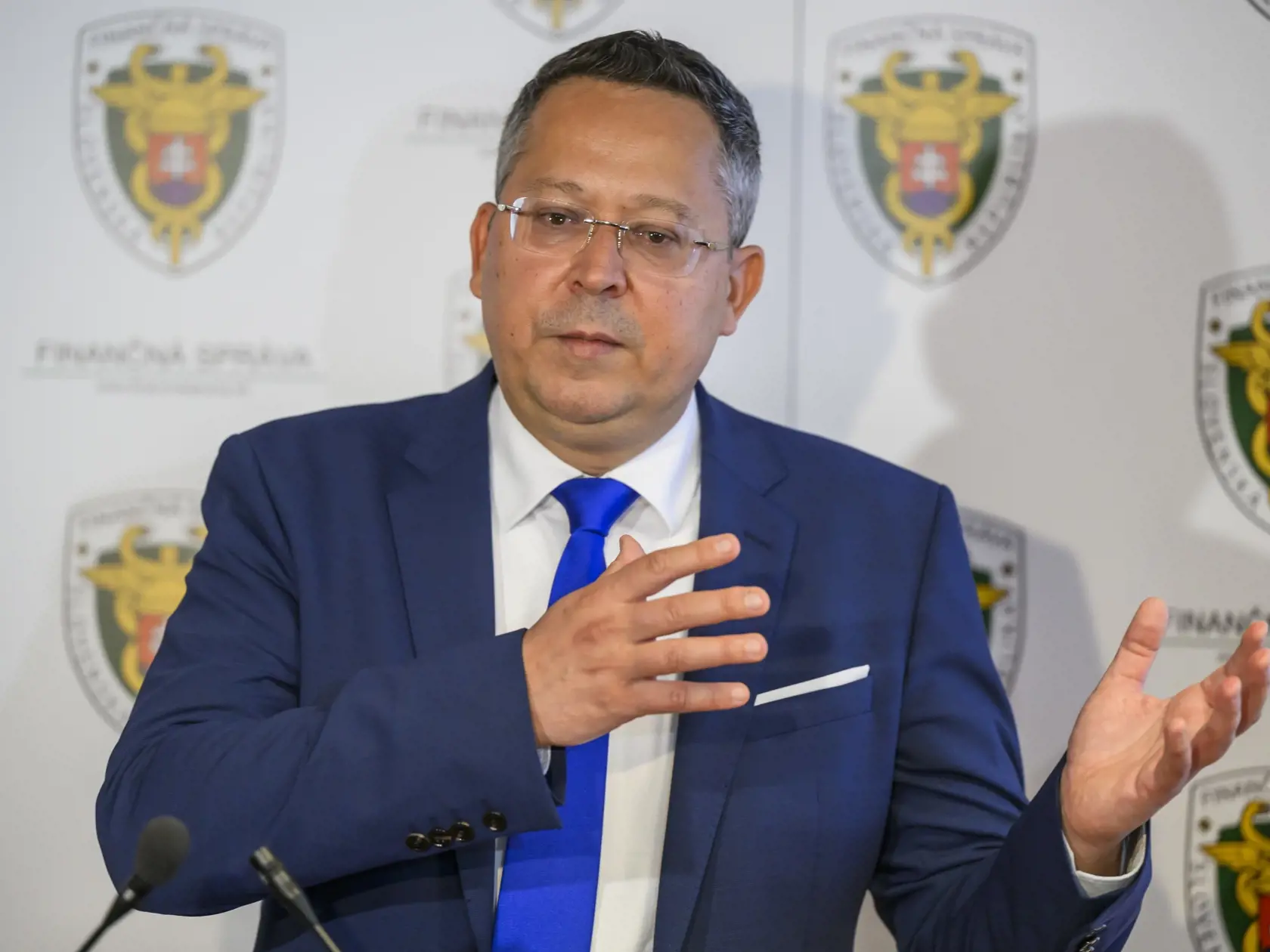 Na snímke minister financií SR Ladislav Kamenický (Smer-SD) počas tlačovej konferencie k efektívnejšiemu výberu daní – pomoc pri konsolidácii v Bratislave 24. júna 2024. FOTO TASR - Jaroslav Novák