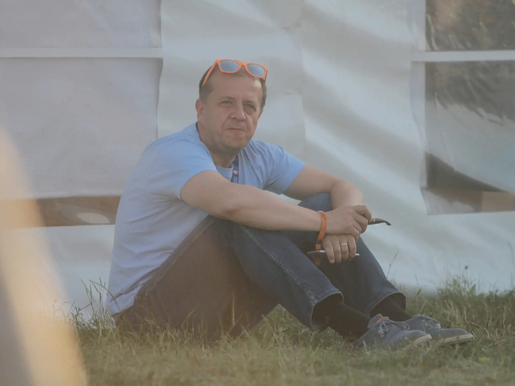 Richard Rybníček na tohtoročnom hudobnom festivale. 