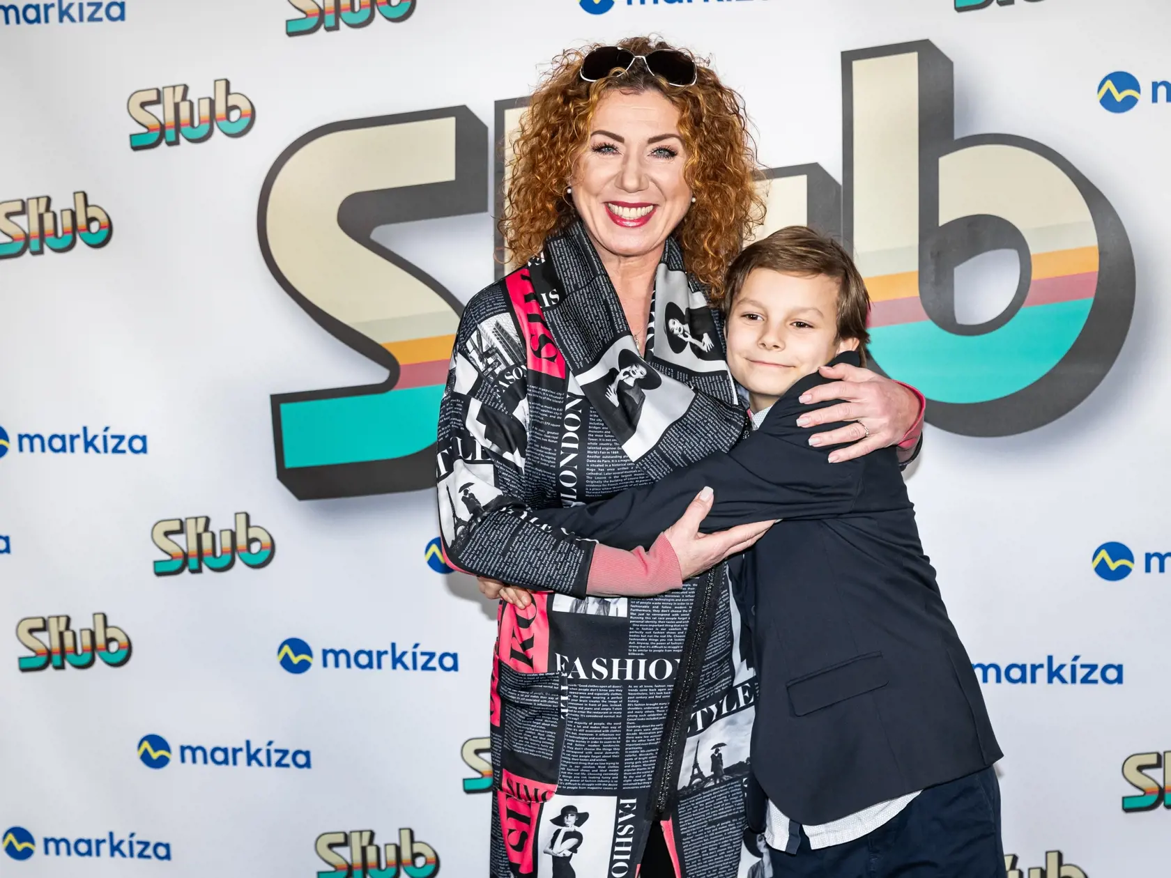 Premiéra denného televízneho seriálu “SĽUB” v Bratislave. Na snímke Gabika Dzuríková a Daniel Fekete.