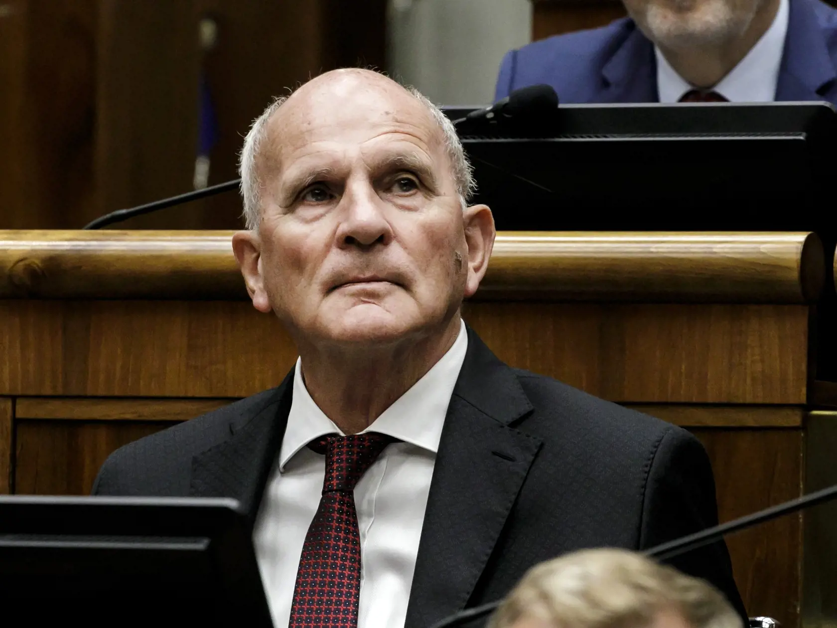 Na snímke poslanec NR SR František Mikloško (KDH) počas 19. schôdze NRSR v Bratislave 10. septembra 2024. FOTO TASR – Dano Veselský