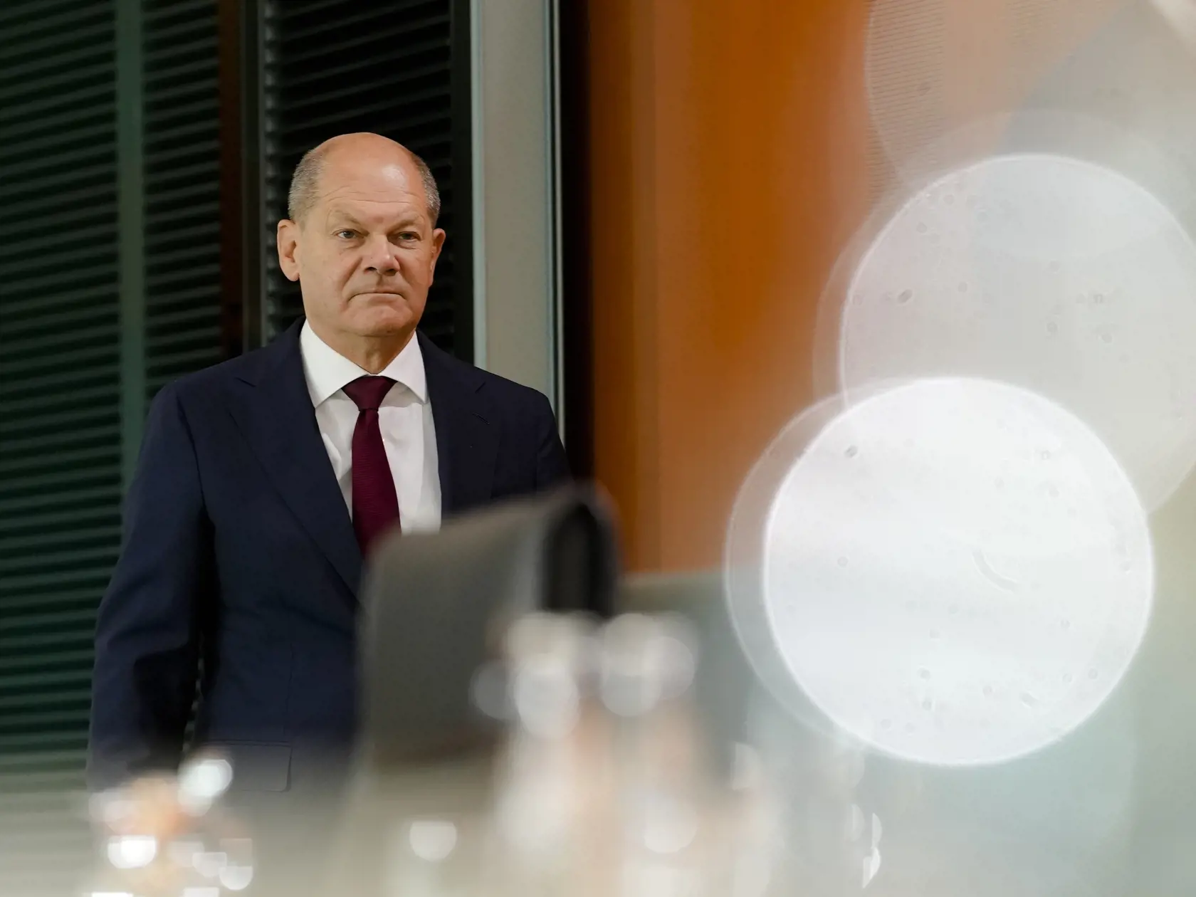 Nemecký kancelár Olaf Scholz počas rokovania nemeckej vlády v Berlíne 6. júla 2022.