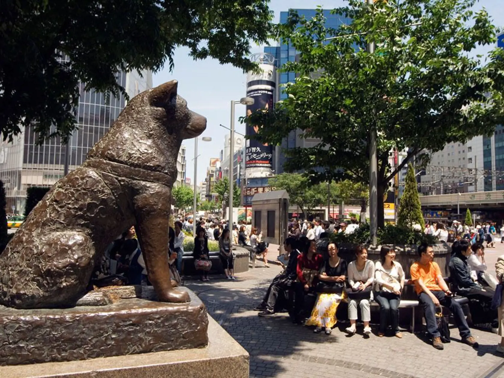 Bronzová verzia Hačikóa čaká na svojho pána na stanici Shibuya dodnes.
