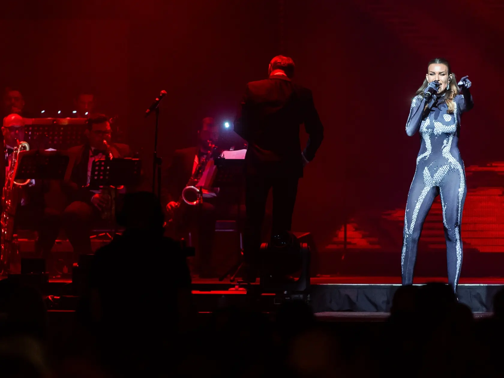 Koncert pod názvom “BOND GIRL ORCHESTRA LIVE SHOW” v Bratislave. Na snímke Martina Schindlerová. 