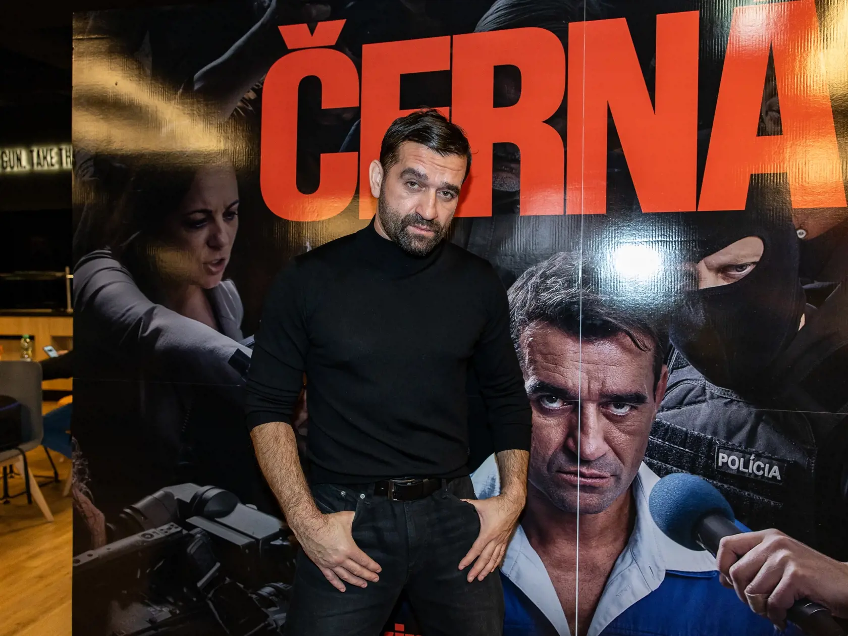 Premiéra filmu “ČERNÁK”. Na snímke je Milan Ondrík.