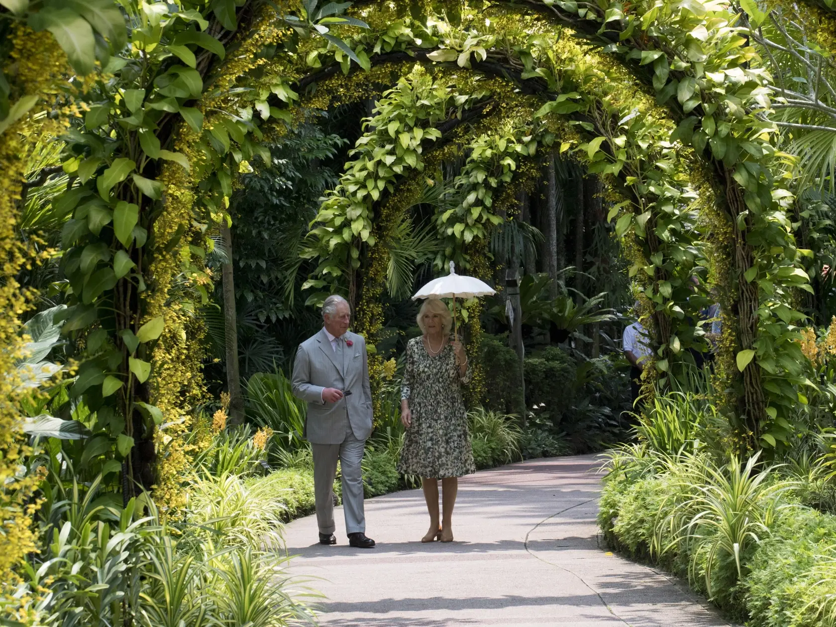 The Prince Of Wales & Duchess Of Cornwall Visit Singapore, Malaysia, Brunei And India - Day 3