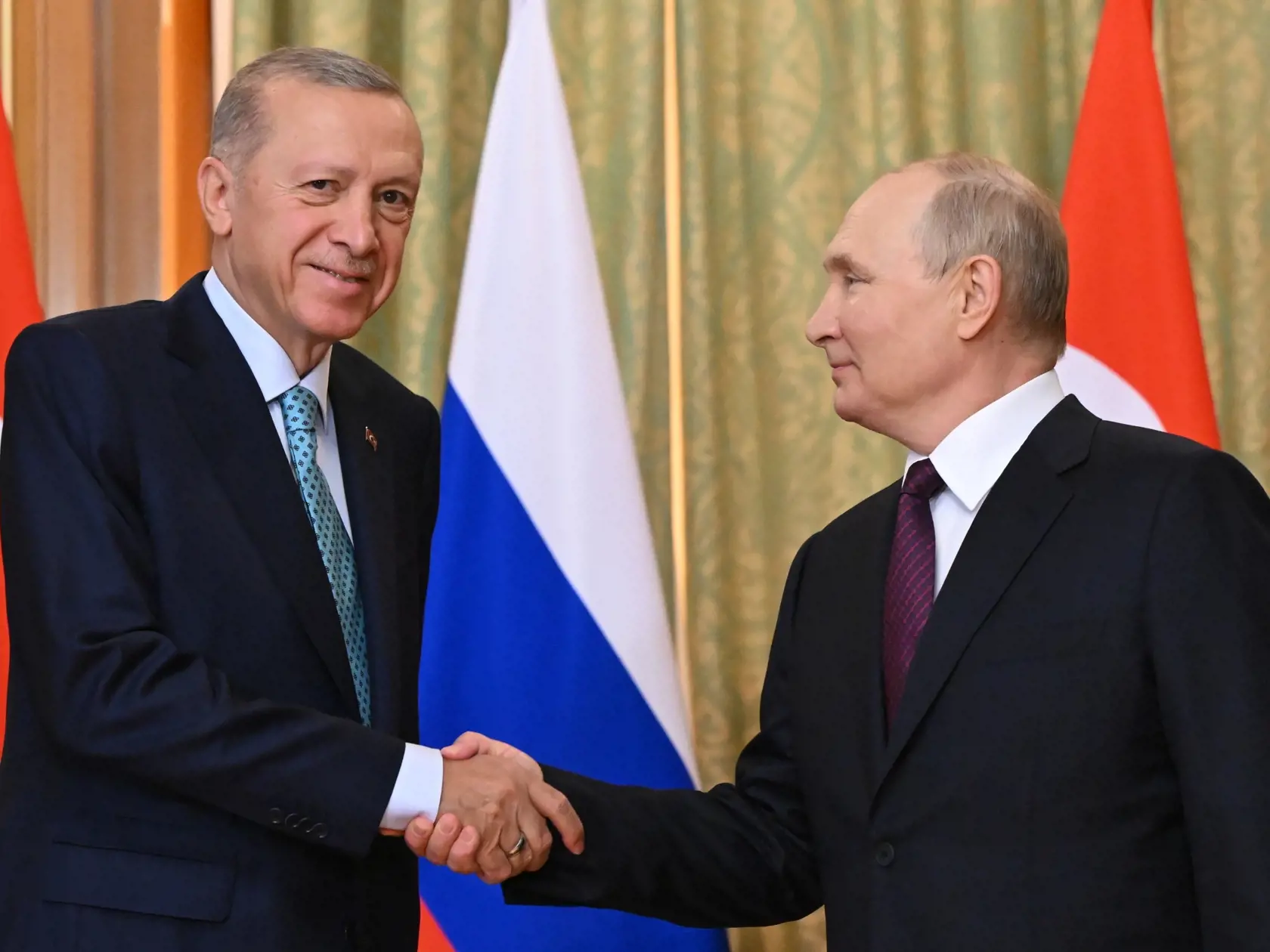 Erdogan Putinovi povedal, že Turecko podporuje územnú celistvosť Sýrie a usiluje sa o spravodlivé a trvalé riešenie situácie v krajine. Zároveň zdôraznil potrebu vytvorenia väčšieho priestoru pre diplomaciu v regióne a podotkol, že sýrsky režim by mal spolupracovať pri hľadaní politického východiska.