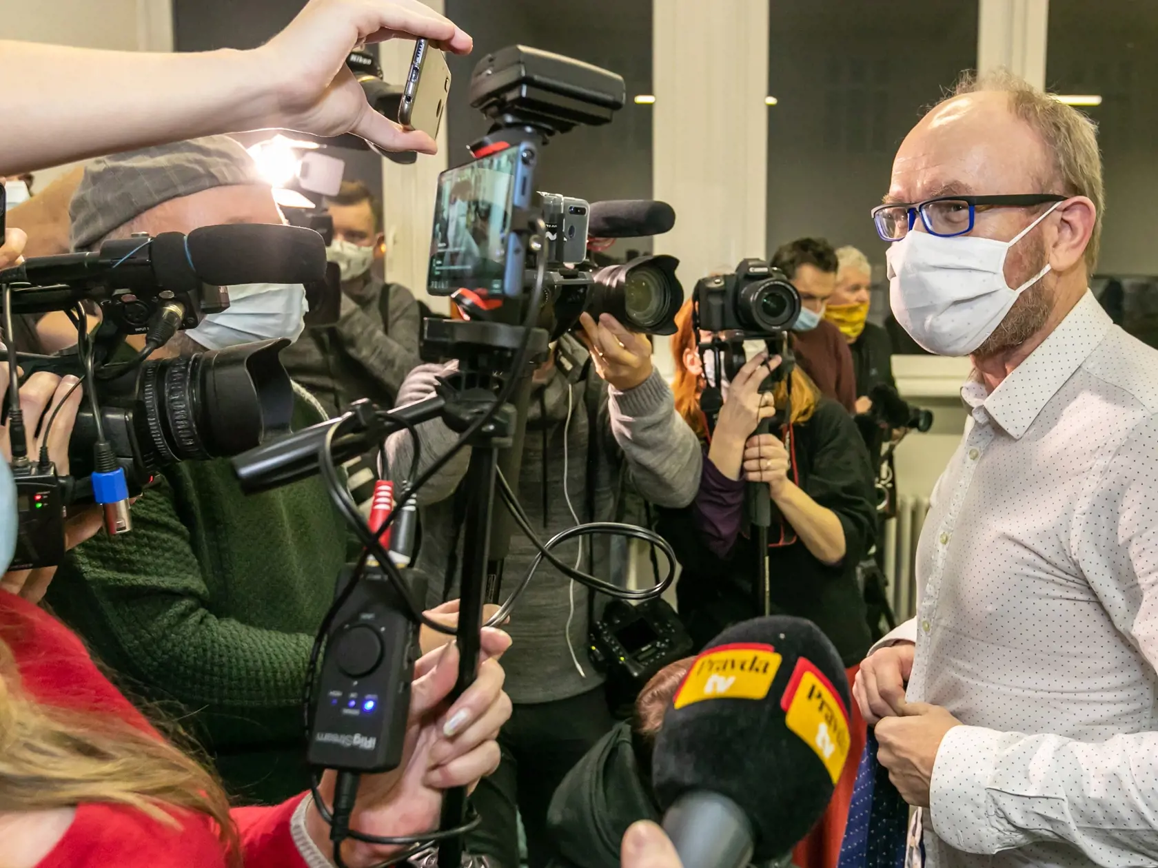 Na snímke očkovanie proti vírusu Covid-19 vo Fakultnej nemocnici v Nitre