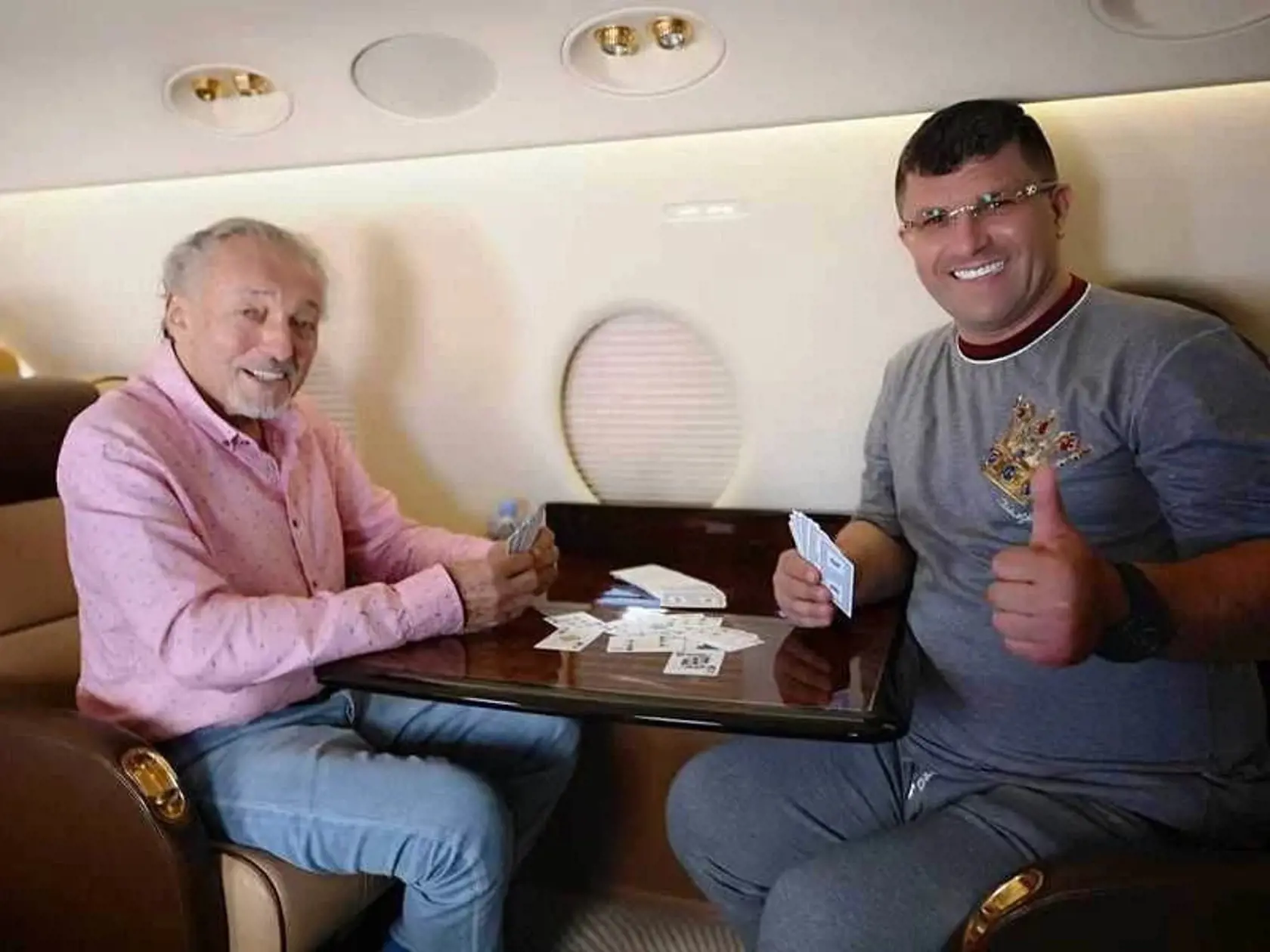 Leon Tsoukernik a Karel Gott.