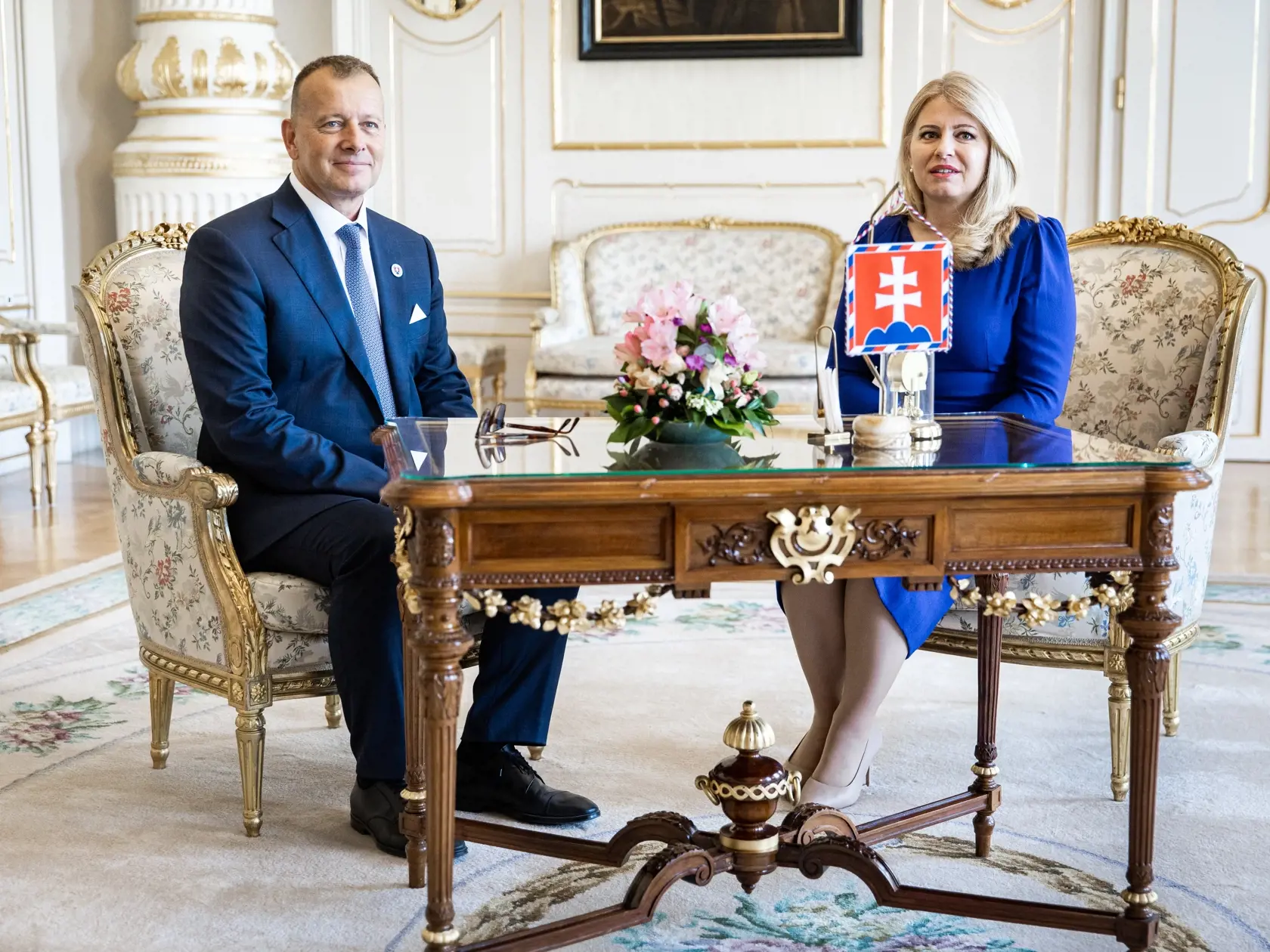 Boris Kollár so Zuzanou Čaputovou.