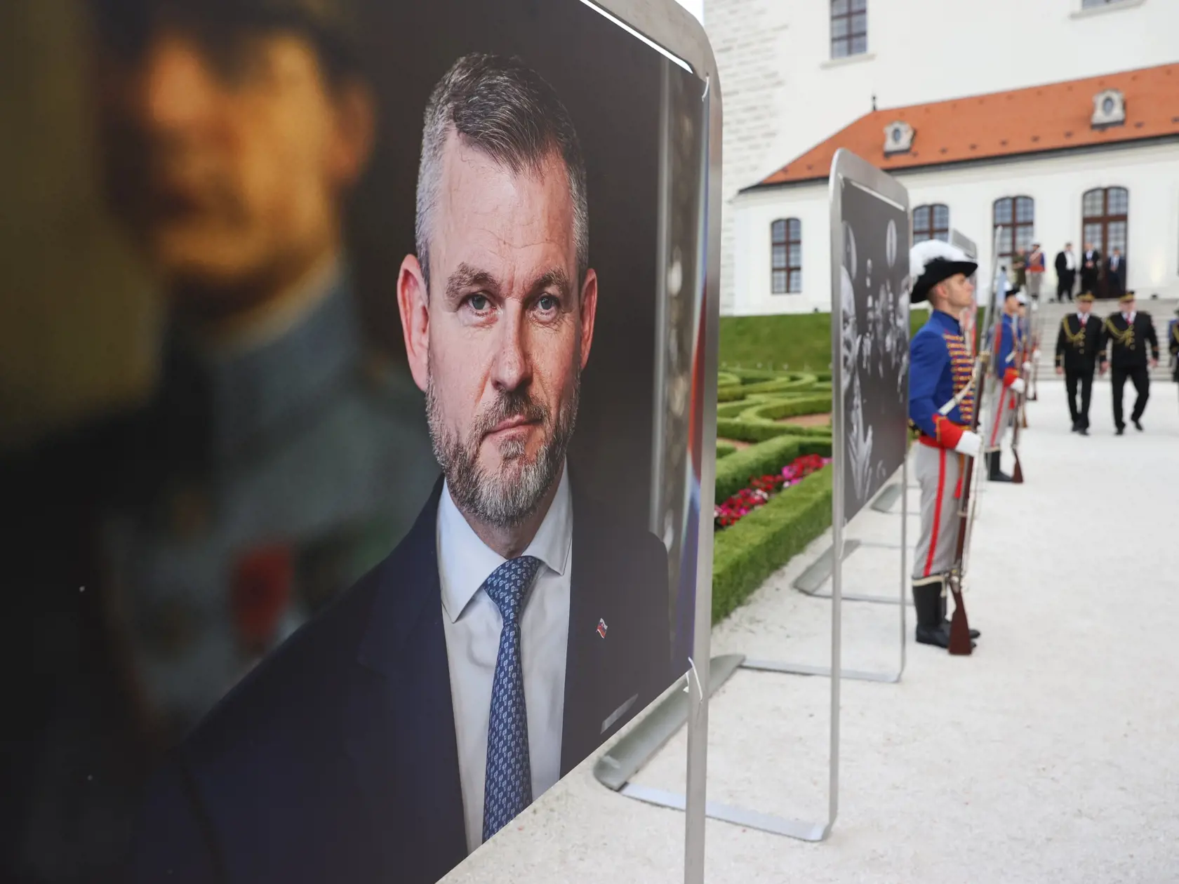 Slávnostná recepcia prezidenta SR Petra Pellegriniho na Bratislavskom hrade.